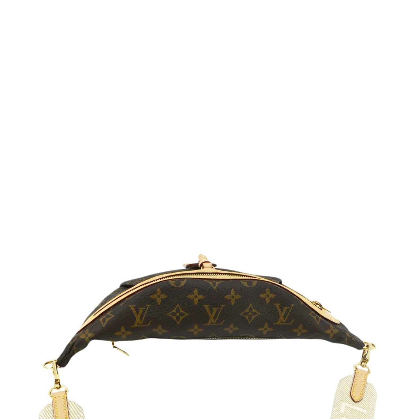 LOUIS VUITTON High Rise Monogram Canvas Bumbag Brown