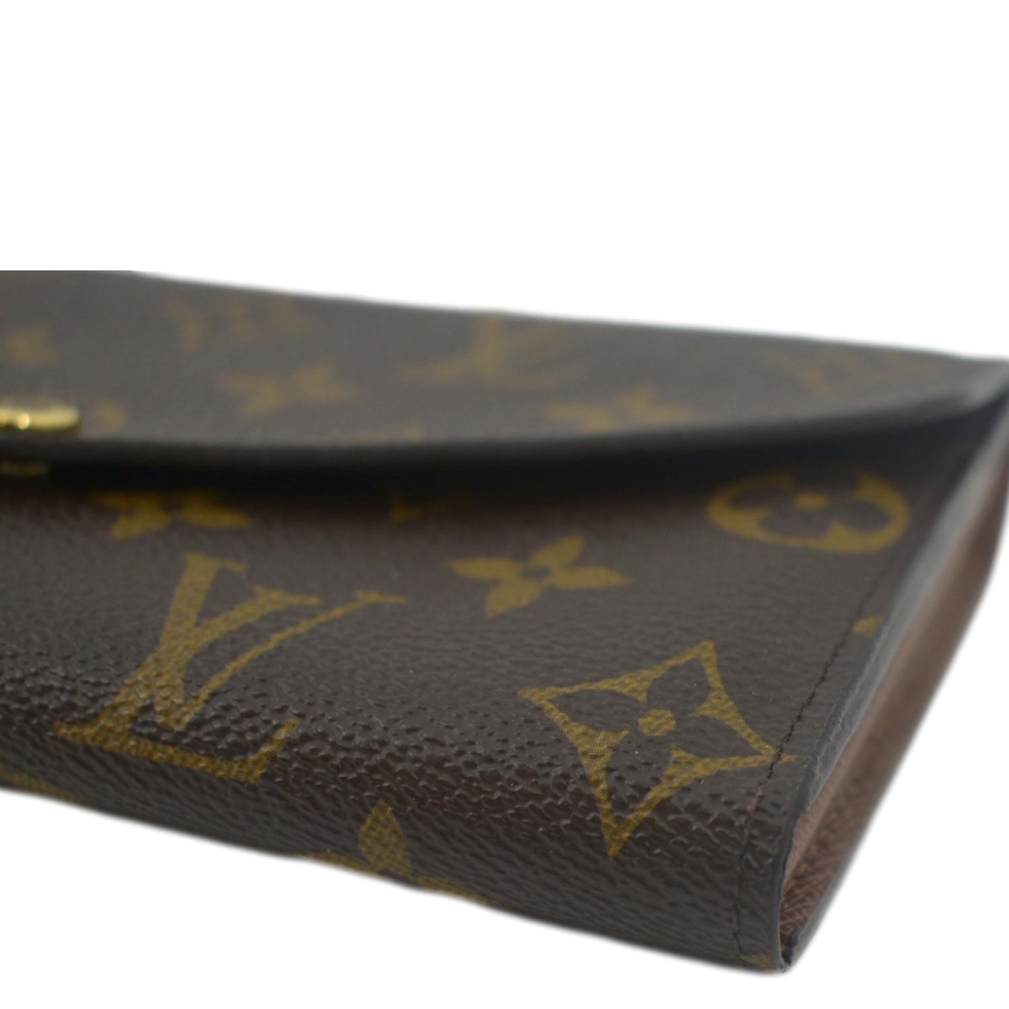 LOUIS VUITTON Sarah Monogram Canvas Wallet Brown