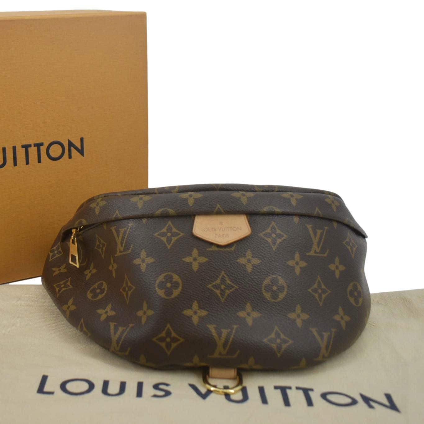 LOUIS VUITTON Monogram Canvas Bumbag Brown