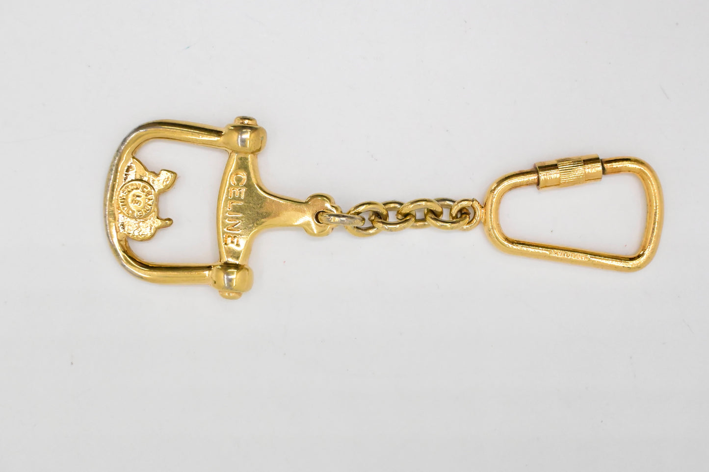 Celine Horse Stirrup Key Charm