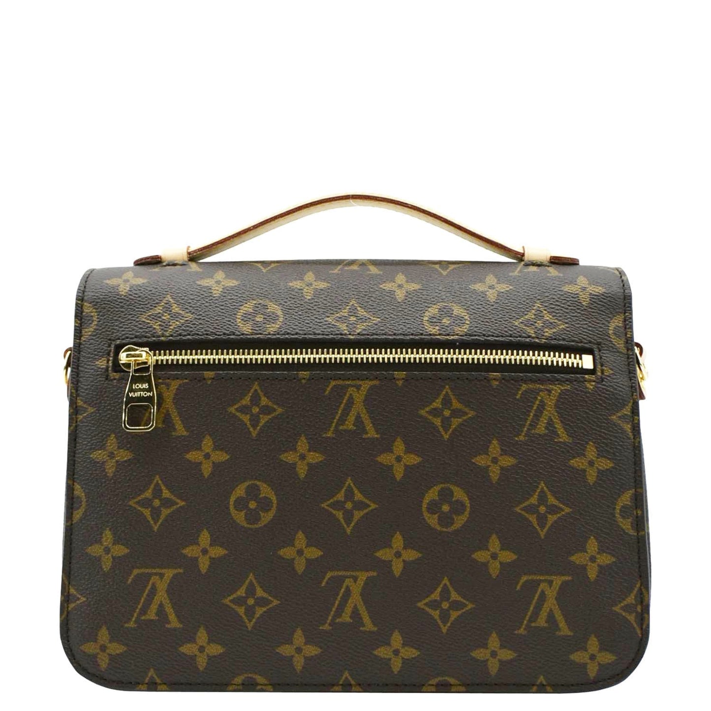 LOUIS VUITTON Metis Pochette Monogram Canvas Crossbody Bag Brown