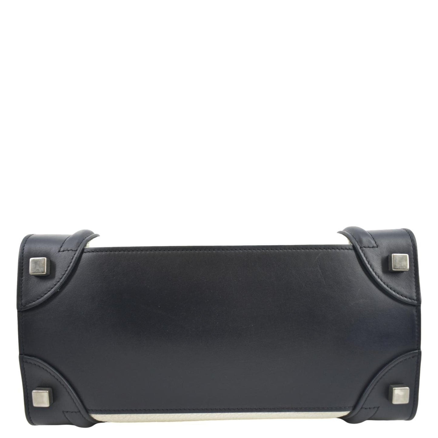 CELINE Micro Luggage Calfskin Leather Tote Bag Tri-Color