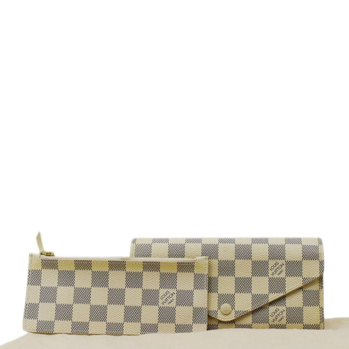 LOUIS VUITTON Josephine  Damier Azur Wallet White