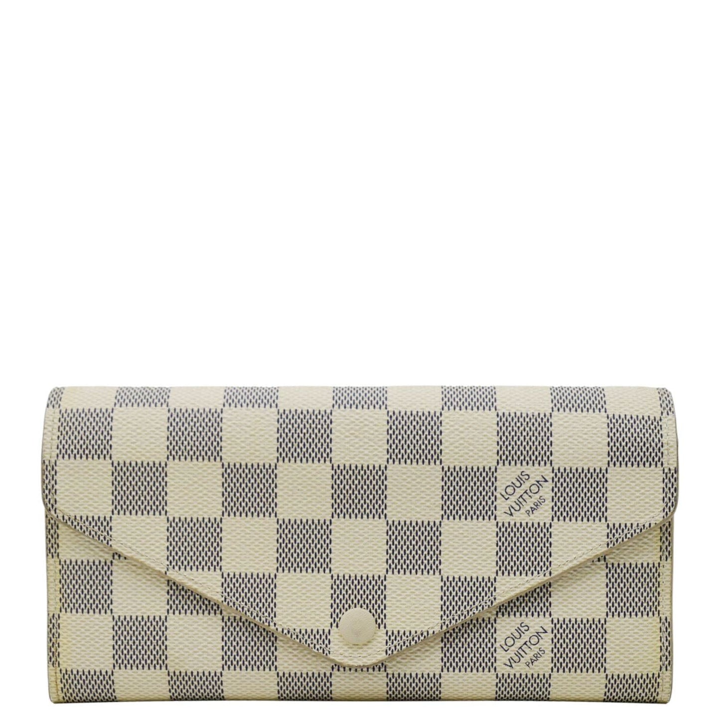 LOUIS VUITTON Josephine  Damier Azur Wallet White