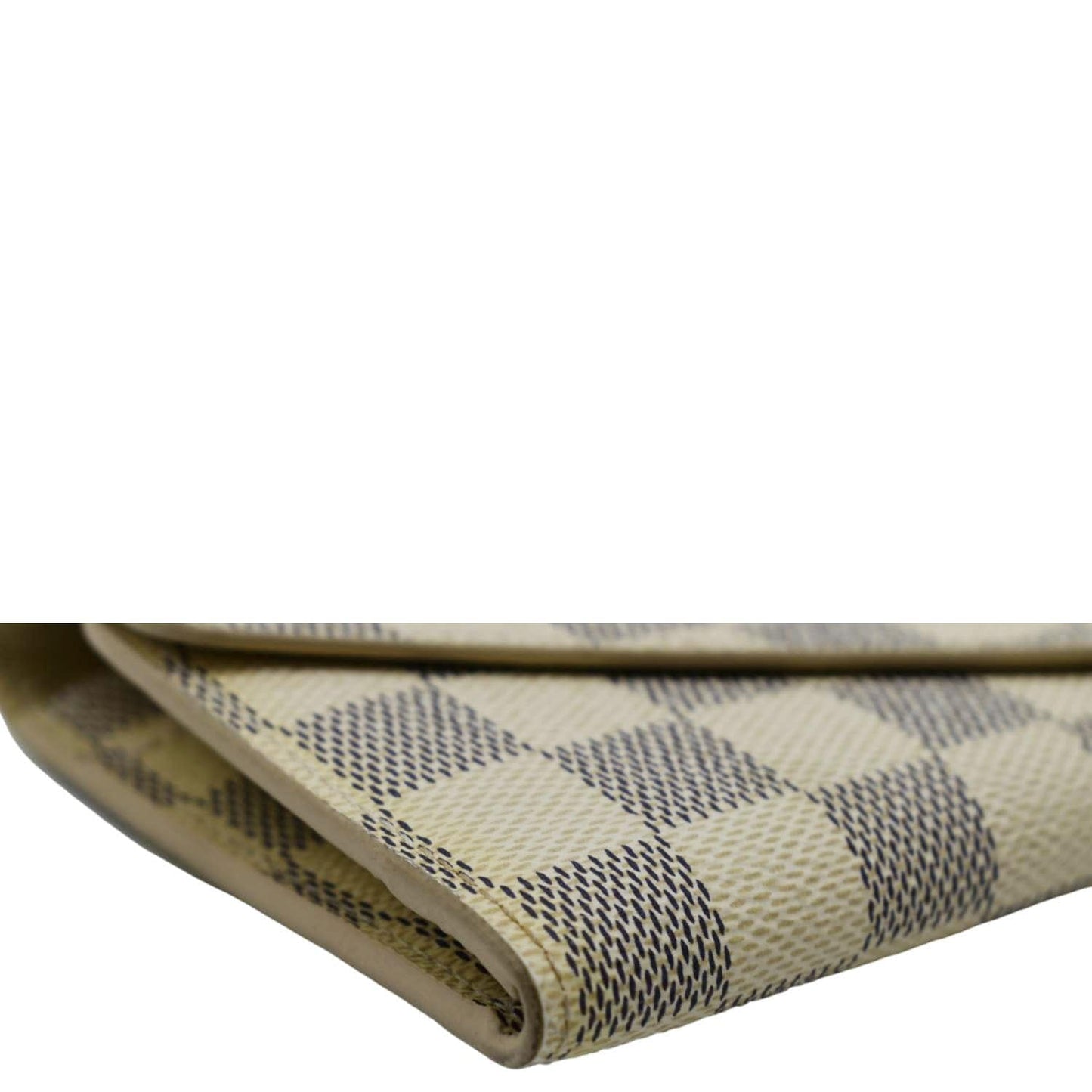 LOUIS VUITTON Josephine  Damier Azur Wallet White