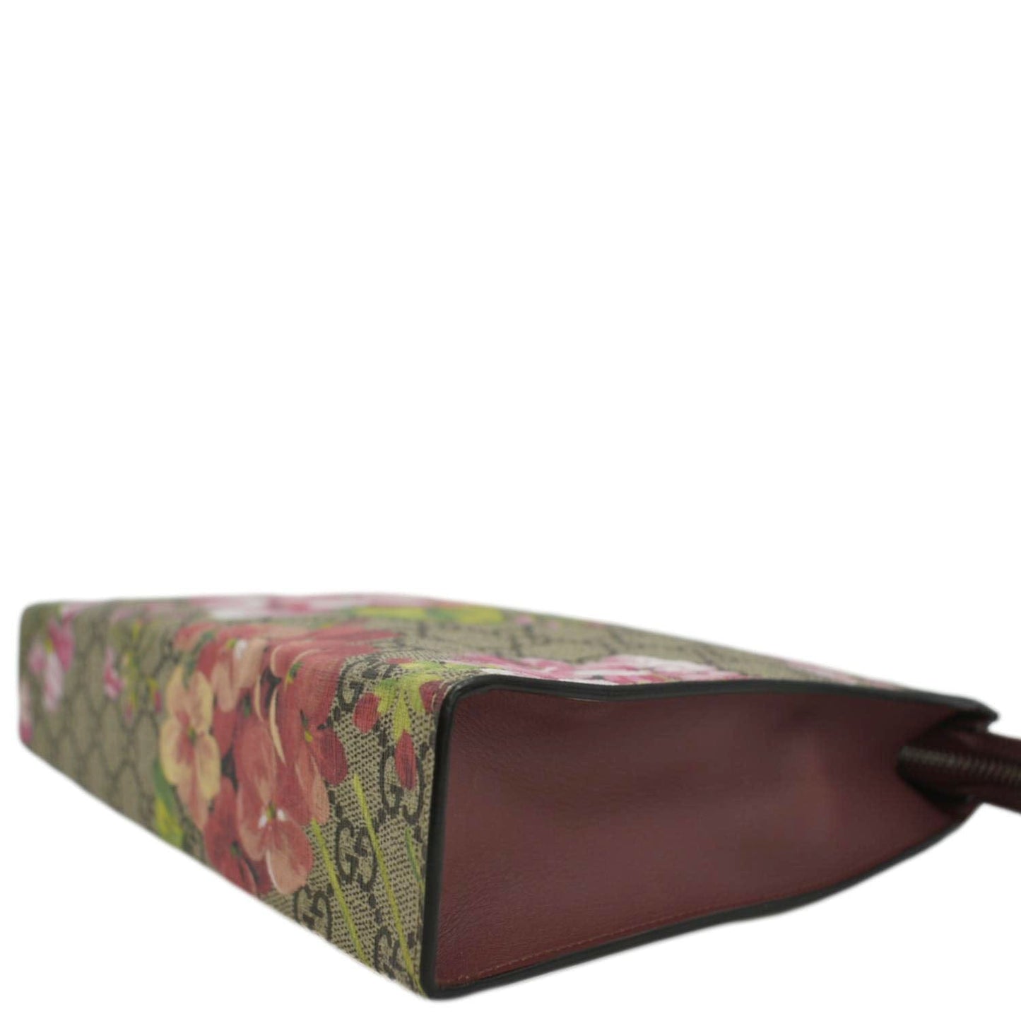 GUCCI GG Supreme Monogram Blooms Large Cosmetic Case Dry Rose 430268