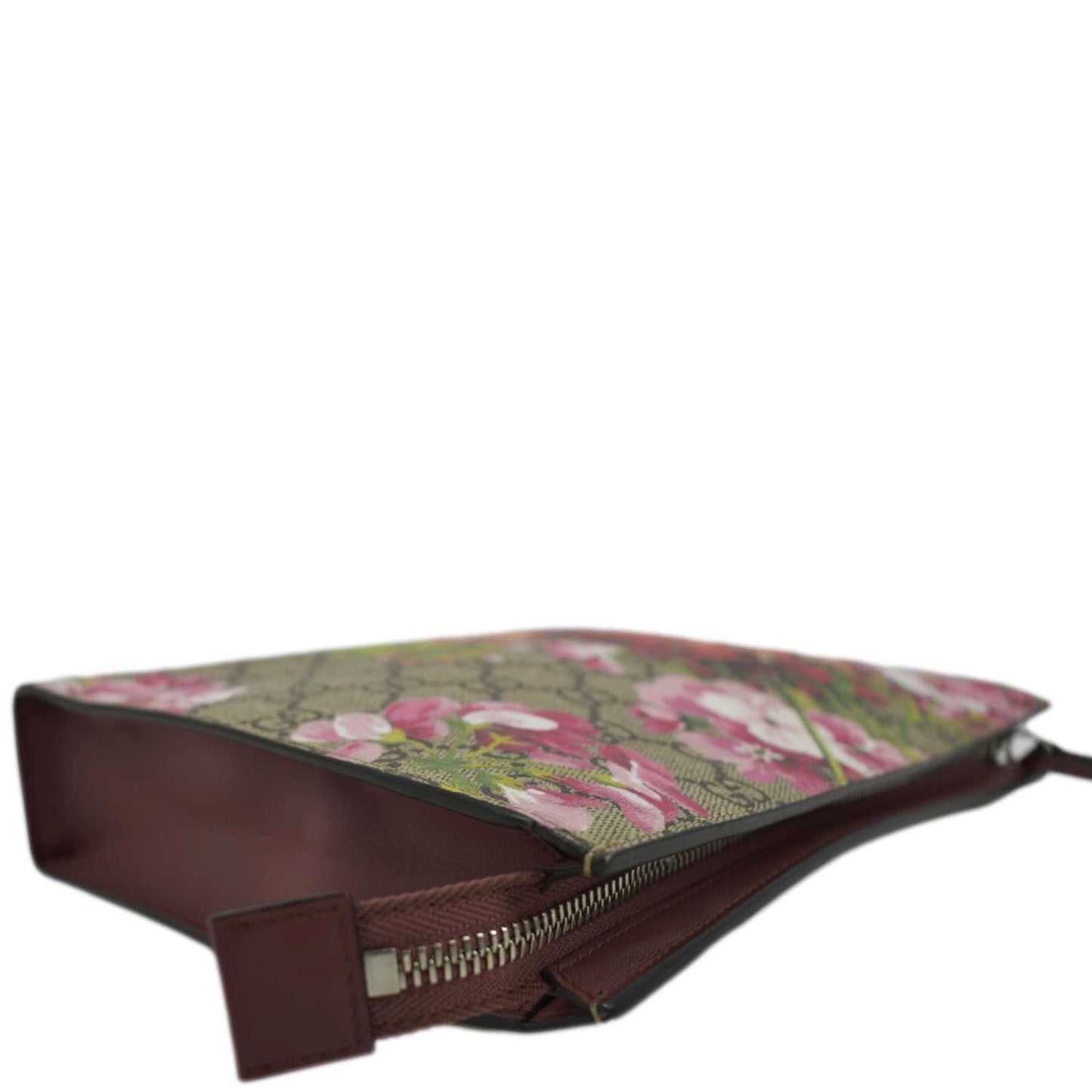 GUCCI GG Supreme Monogram Blooms Large Cosmetic Case Dry Rose 430268