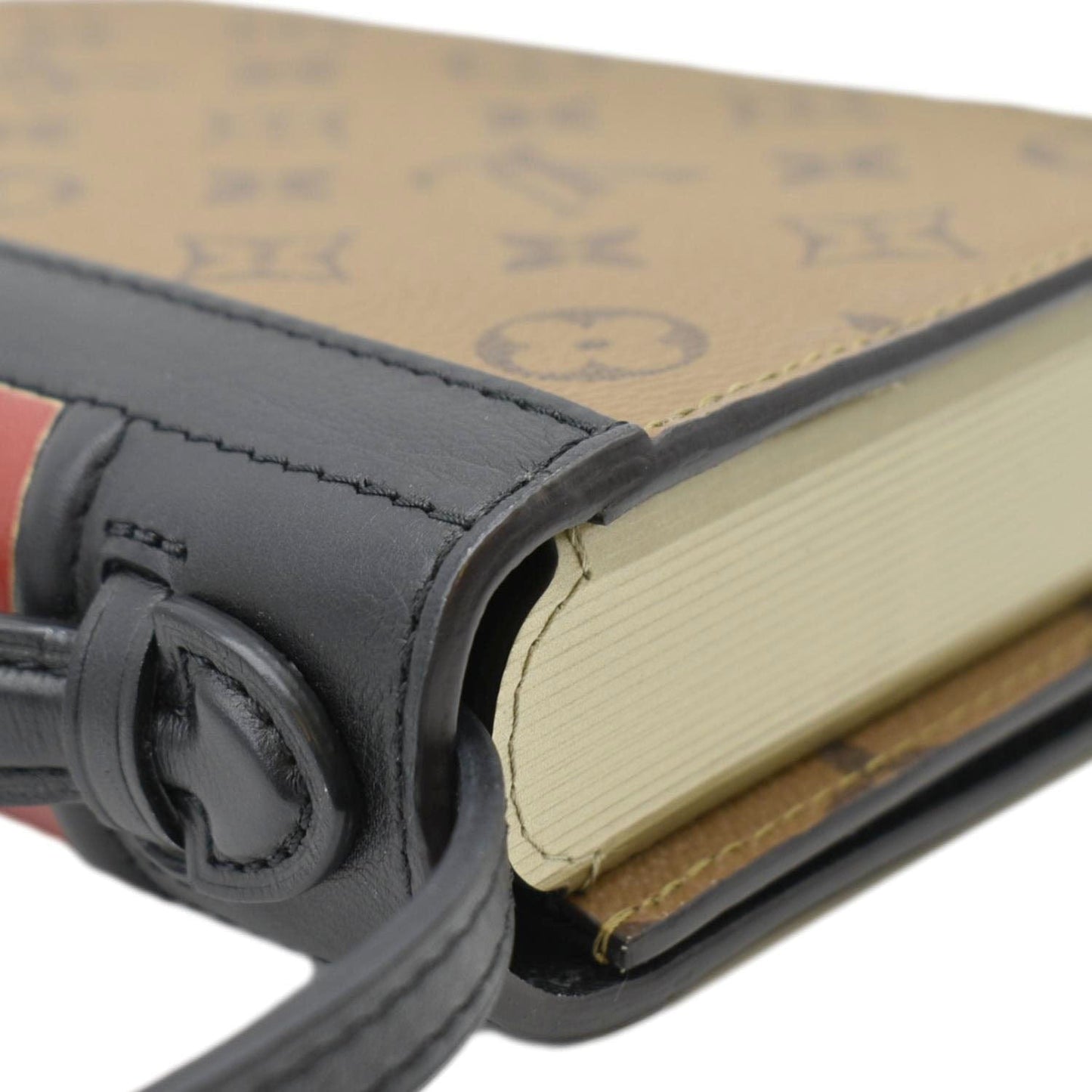 LOUIS VUITTON Book Monogram Reverse Canvas Light Brown
