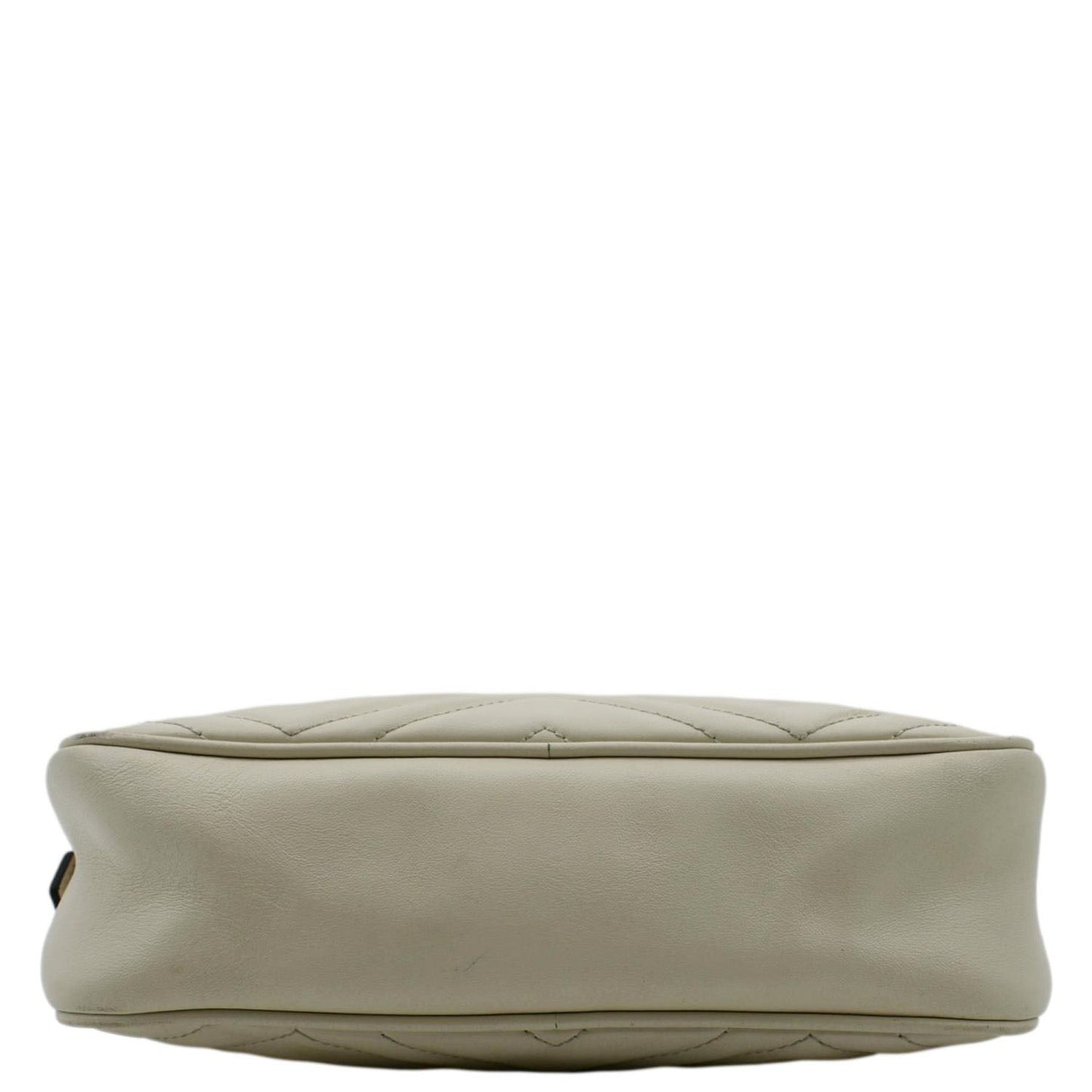 GUCCI GG Marmont Matelasse Leather Crossbody Bag Off White 447632