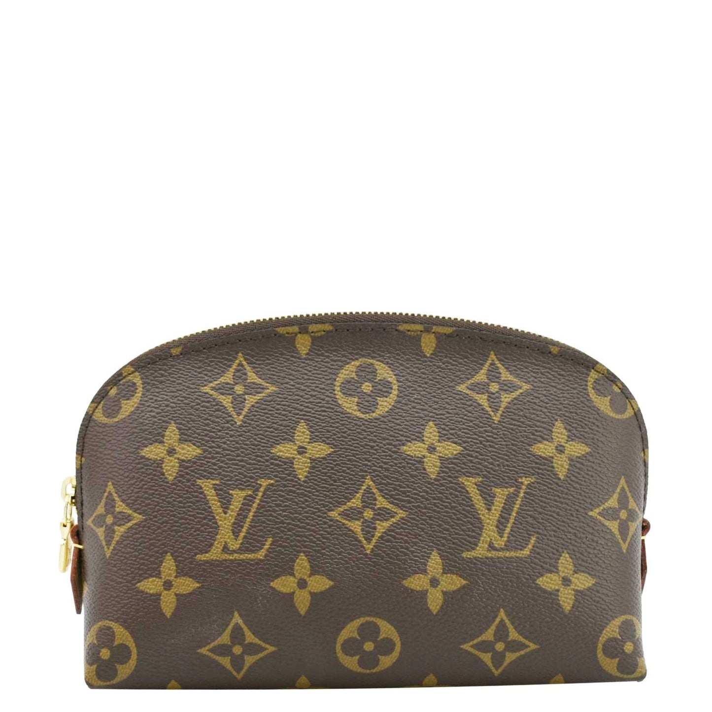 LOUIS VUITTON PM Monogram Canvas Cosmetic Pouch Brown