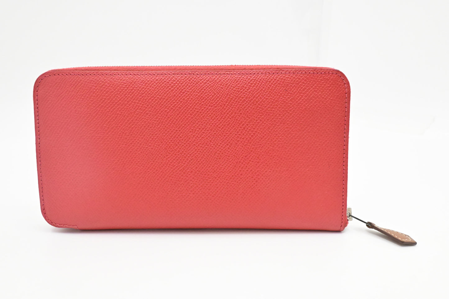 Hermes Epsom Silk'in Zippy Wallet in Bougainvillea Leather