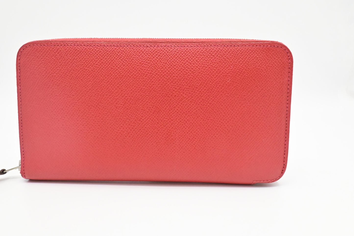 Hermes Epsom Silk'in Zippy Wallet in Bougainvillea Leather