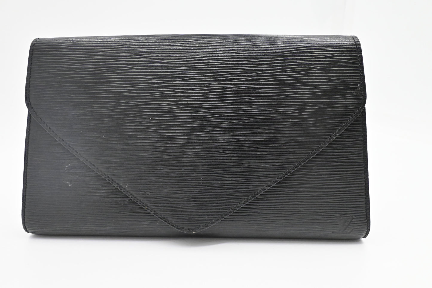 Louis Vuitton Art Deco Clutch in Black Epi Leather