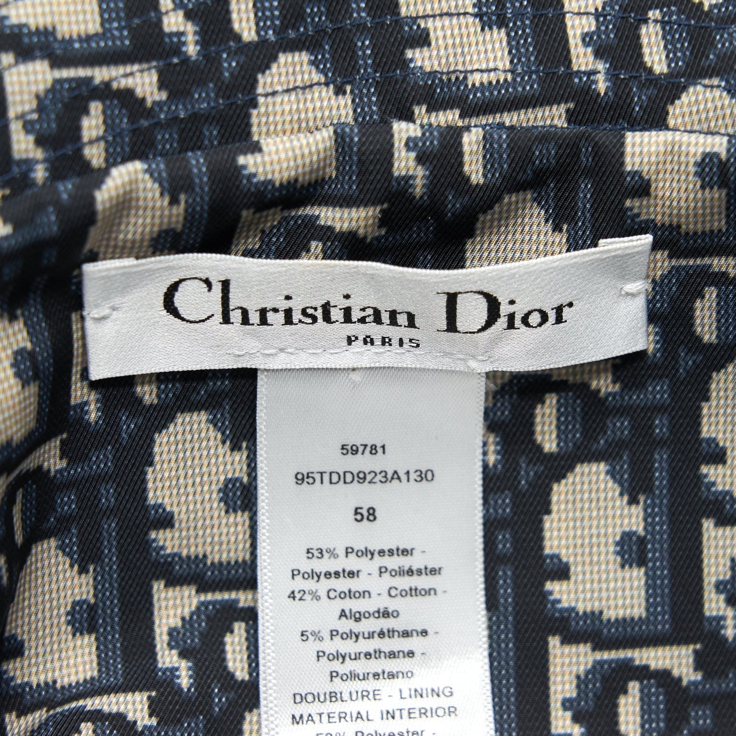 Dior Bucket Hat size58