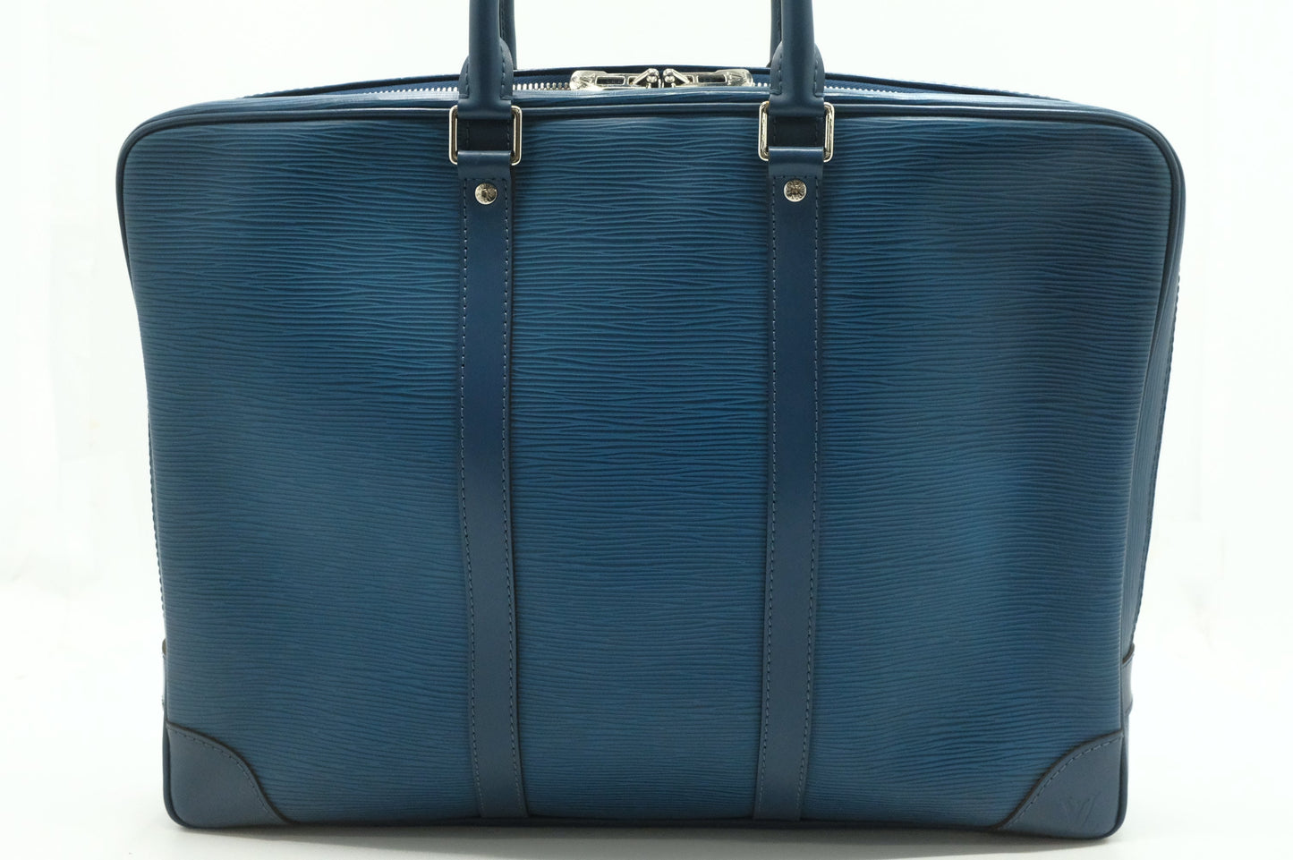 Louis Vuitton Porte Documents in Blue Epi Leather