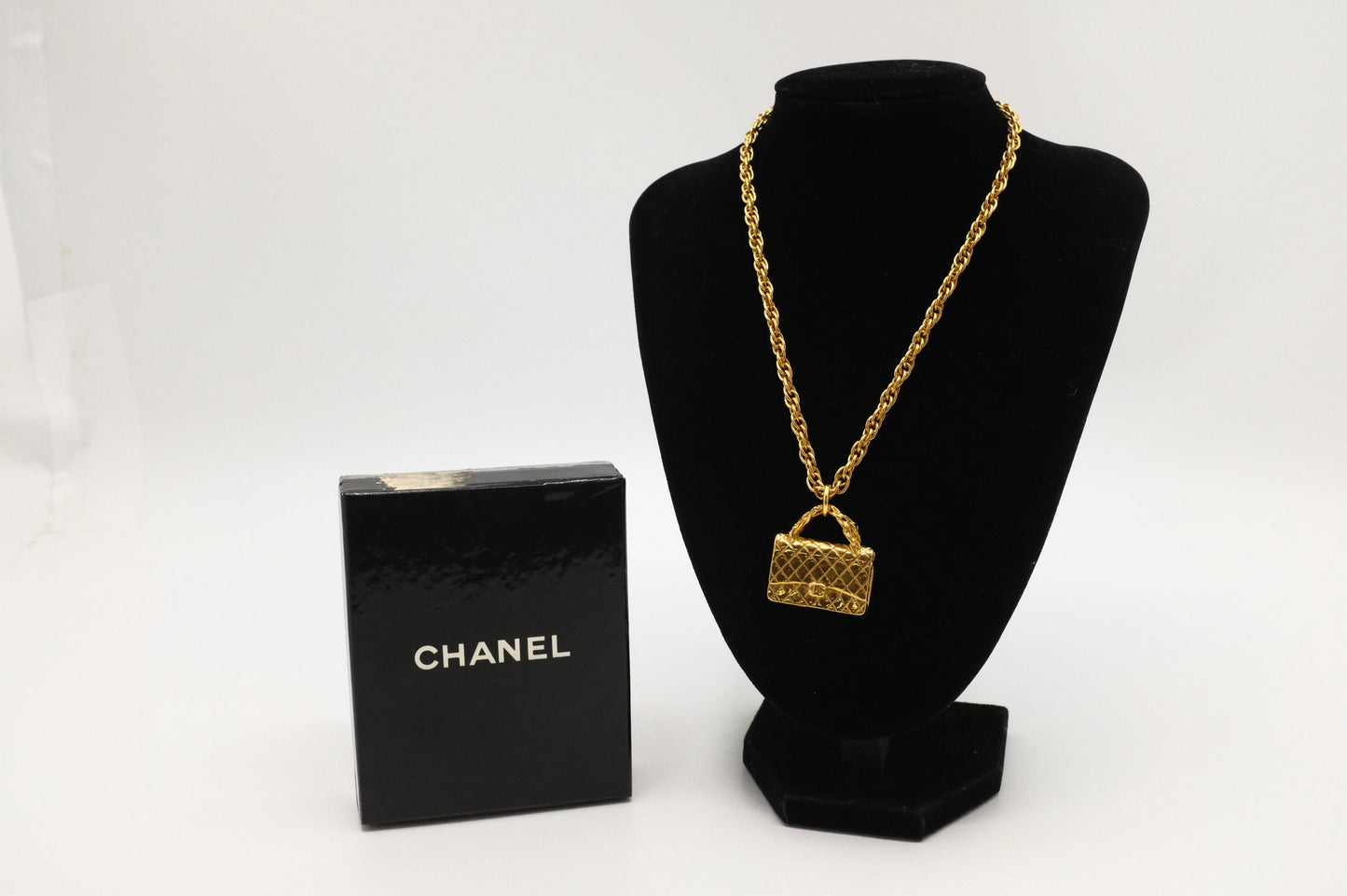 Chanel Bag Pendant Necklace