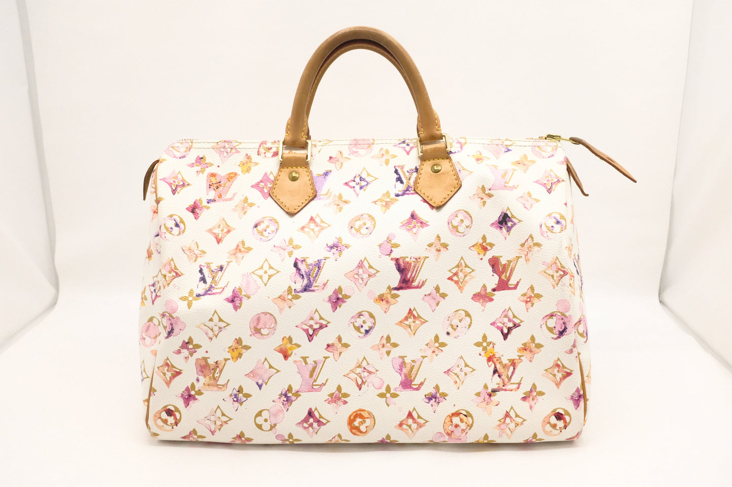 Louis Vuitton Speedy 35 in White Watercolor Monogram Canvas