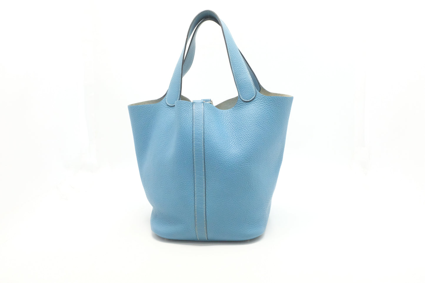 Hermes Picotin 26 in Blue Jean Leather