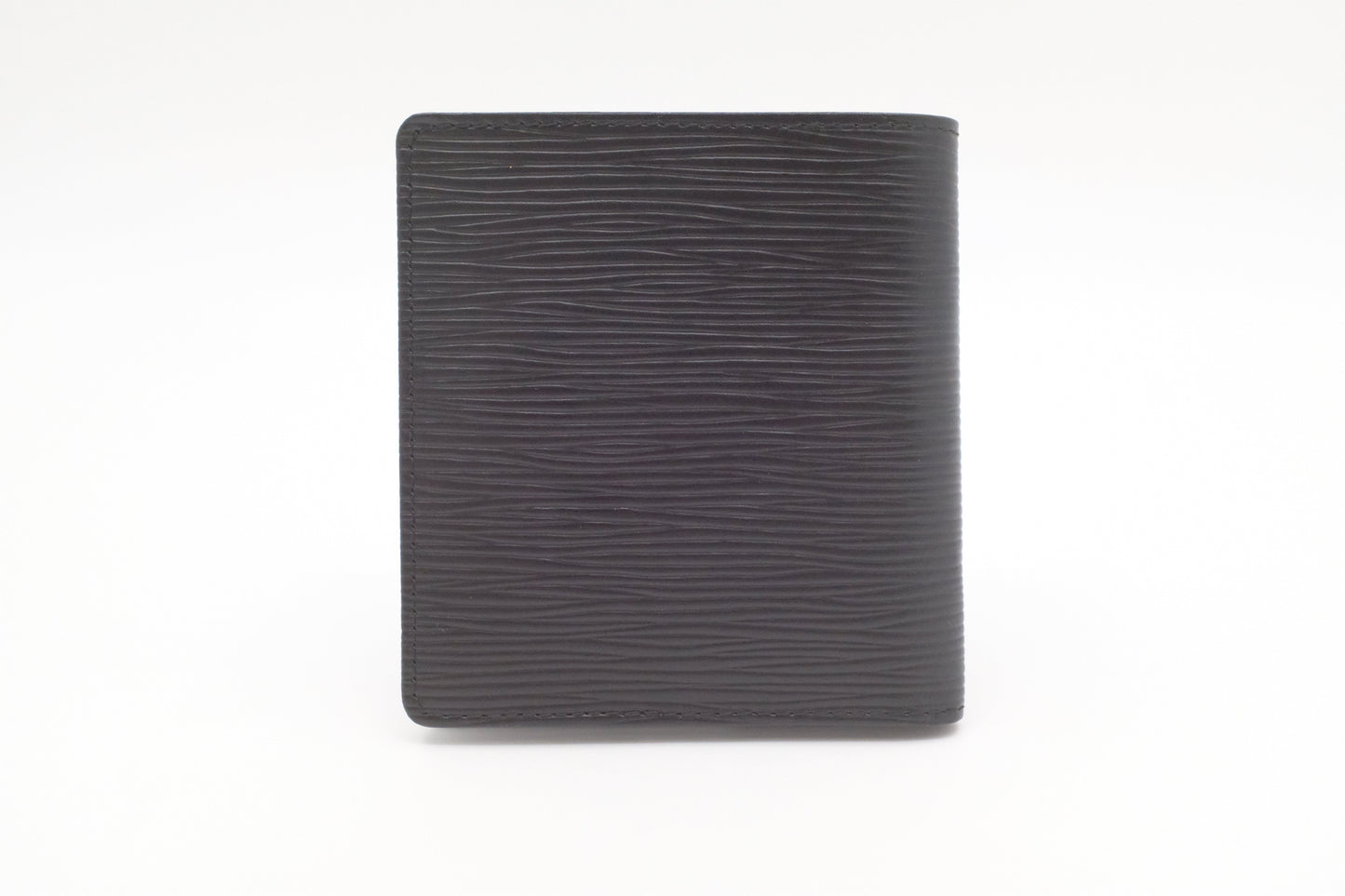 Louis Vuitton Bifold Wallet in Black Epi Leather