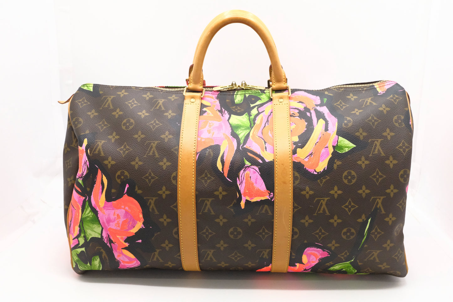 Louis Vuitton x Stephen Sprouse Keepall 50 in Roses Monogram Canvas