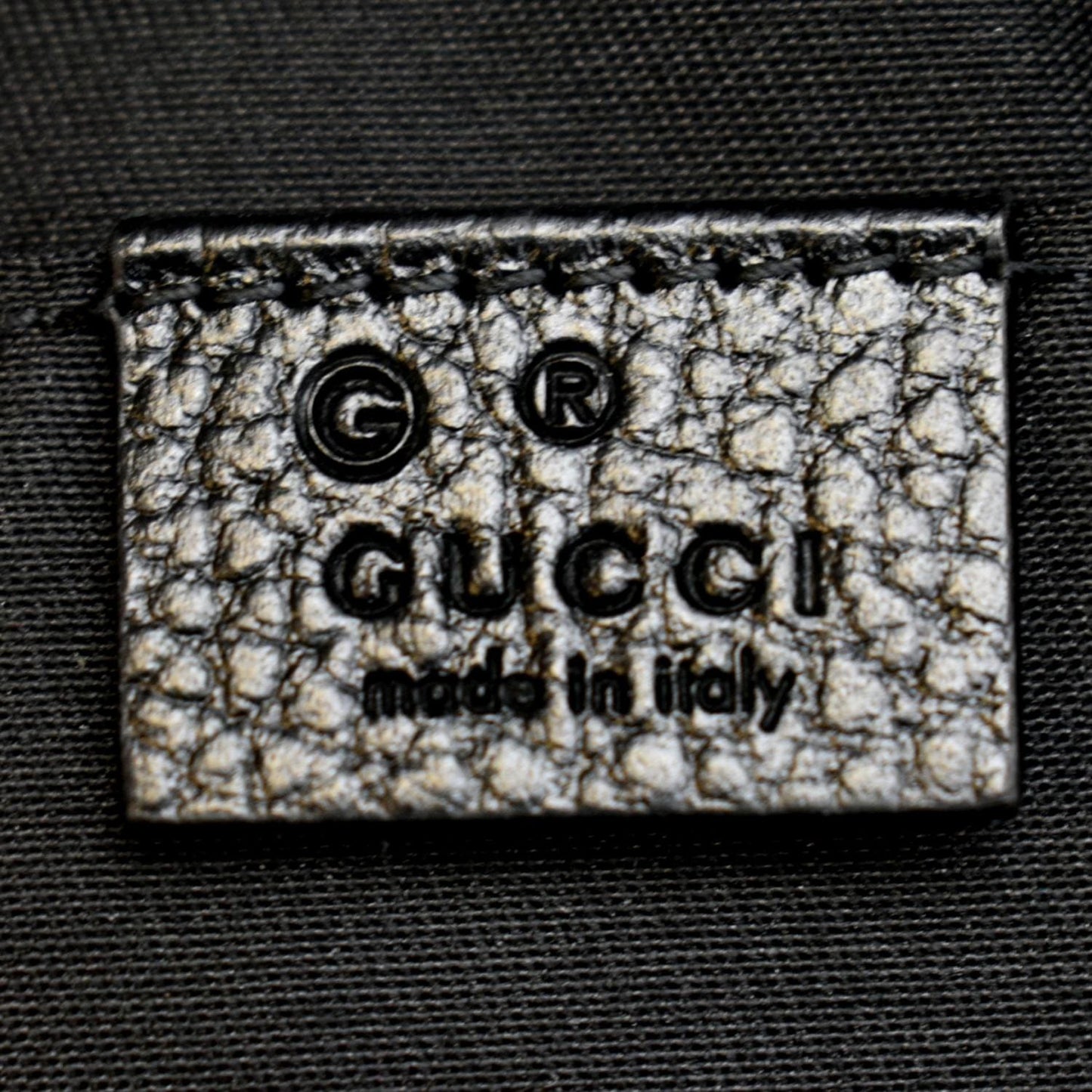 GUCCI GG Monogram Nylon Canvas Fanny Pack Belt Bag Black 449182