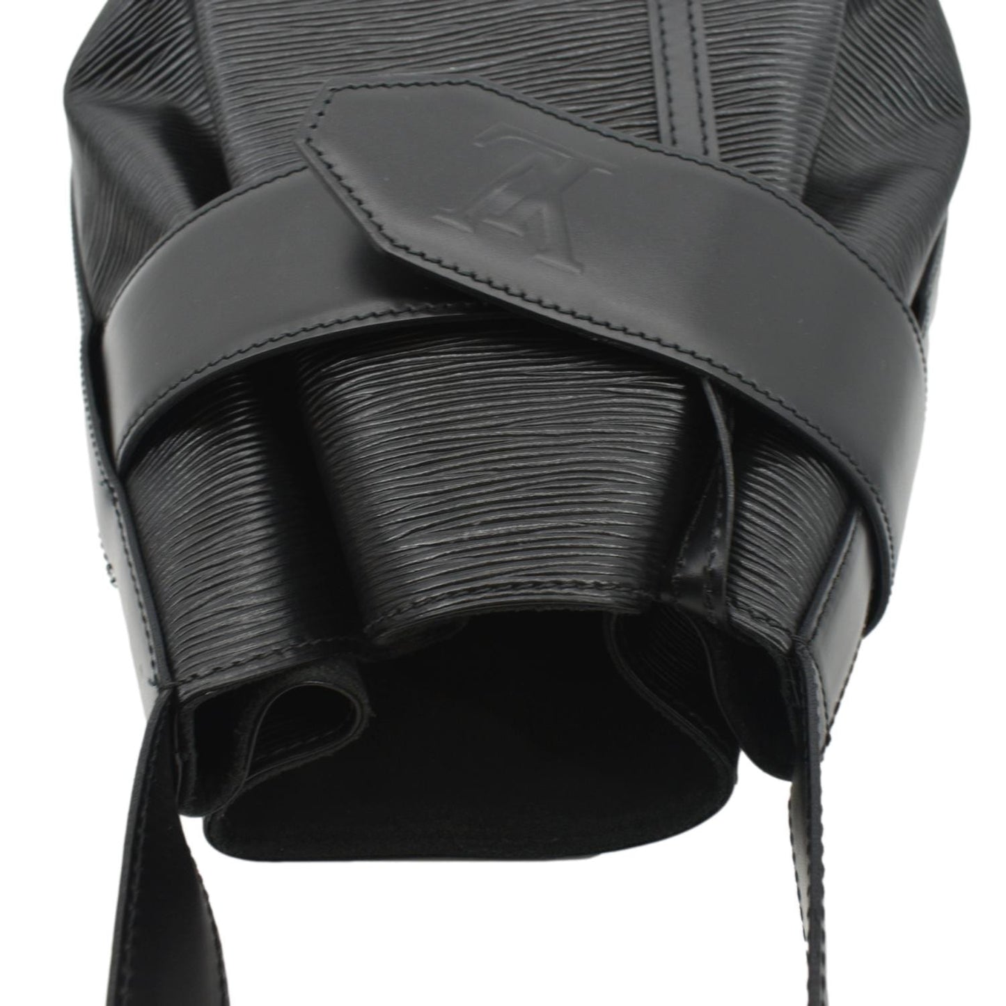 LOUIS VUITTON Sac D'Epaule PM Epi Leather Bucket Bag Black
