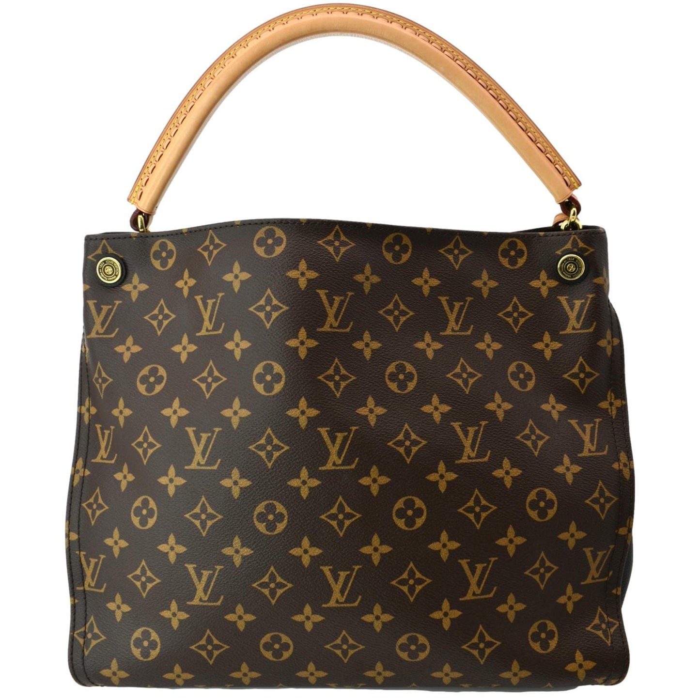 LOUIS VUITTON Gaia Monogram Canvas Shoulder Bag Brown