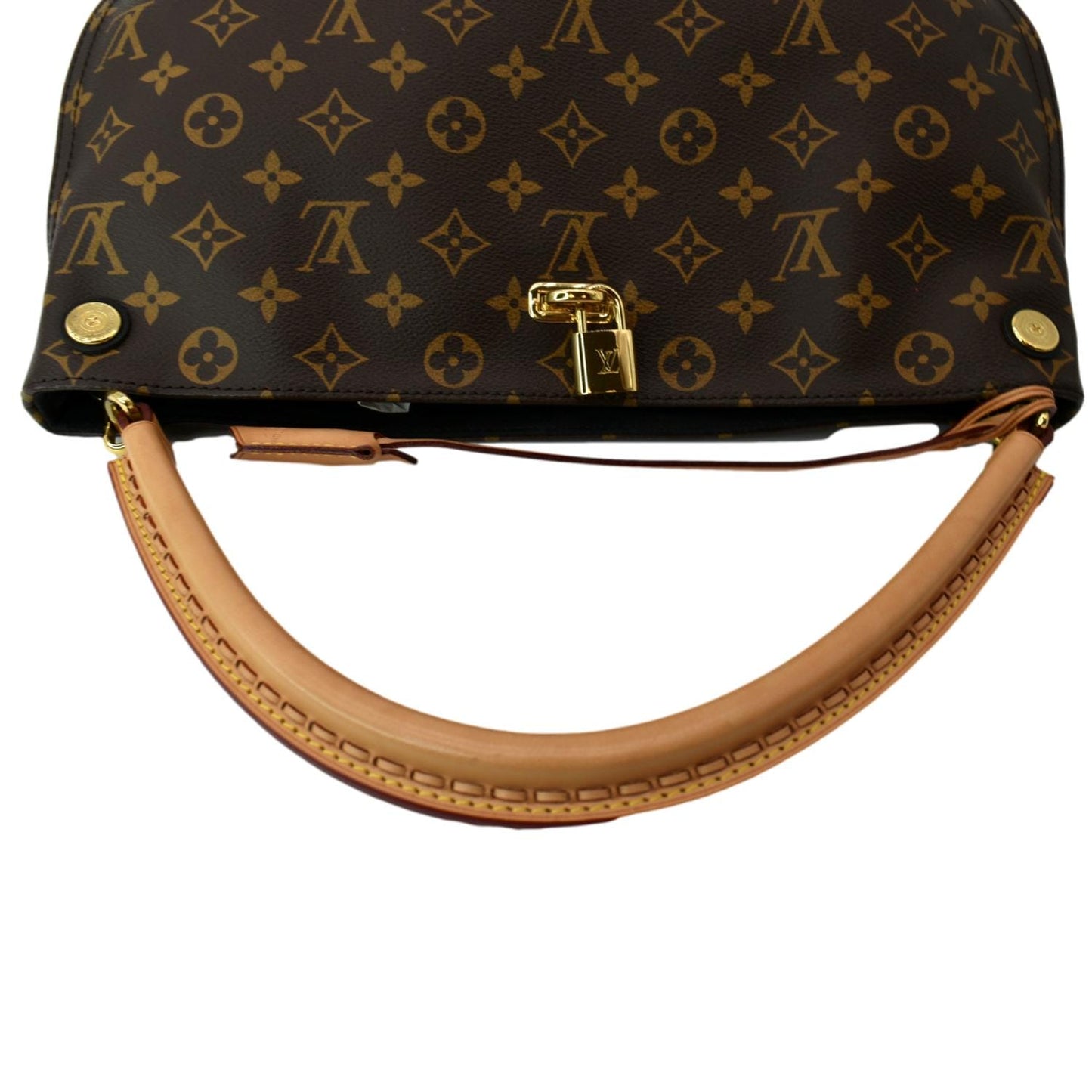 LOUIS VUITTON Gaia Monogram Canvas Shoulder Bag Brown