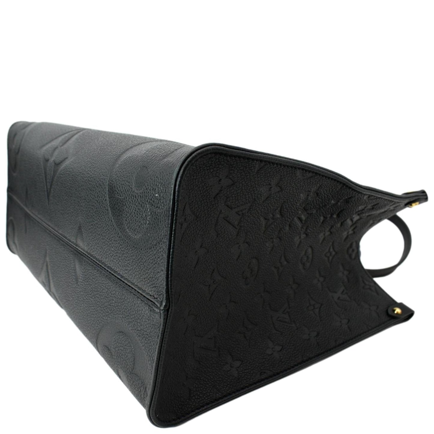 LOUIS VUITTON Onthego MM Monogram Empreinte Shoulder Bag Black
