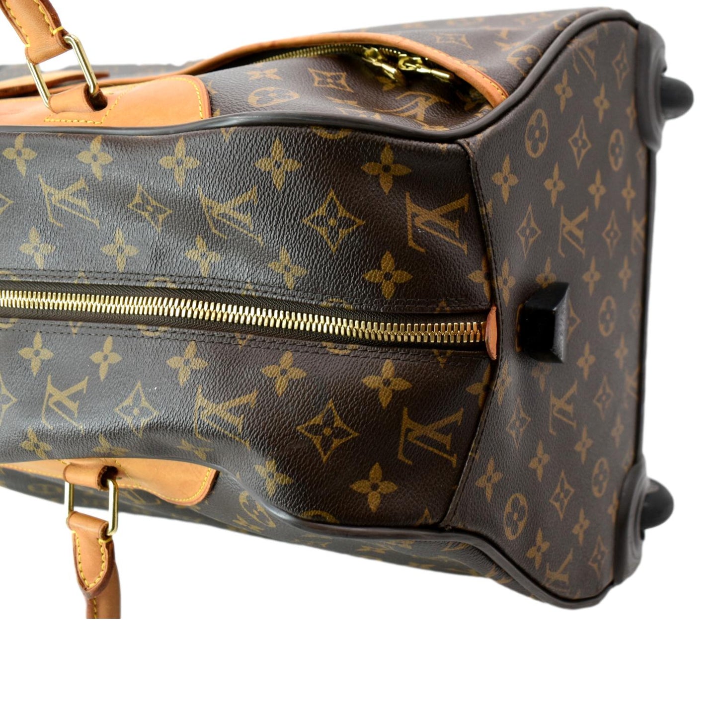 LOUIS VUITTON Eole 50 Monogram Canvas  Rolling Luggage Bag Brown