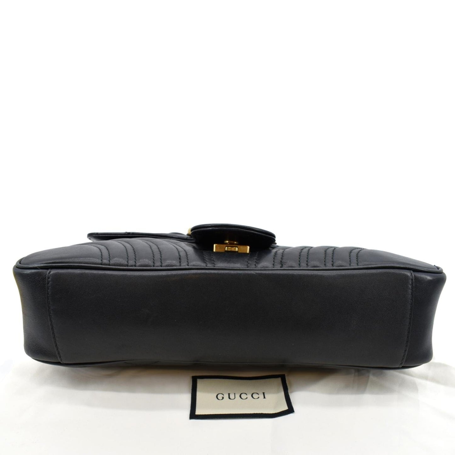 GUCCI GG Marmont Medium Matelasse Shoulder Bag Black 443496 - Hot Deals
