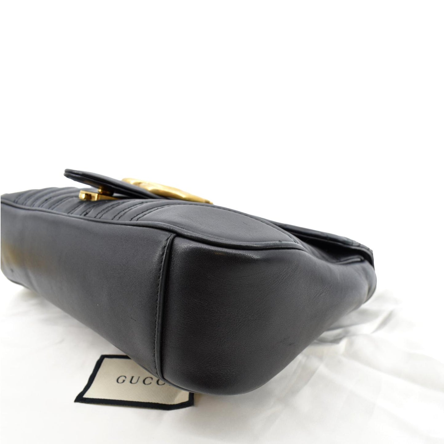 GUCCI GG Marmont Medium Matelasse Shoulder Bag Black 443496 - Hot Deals