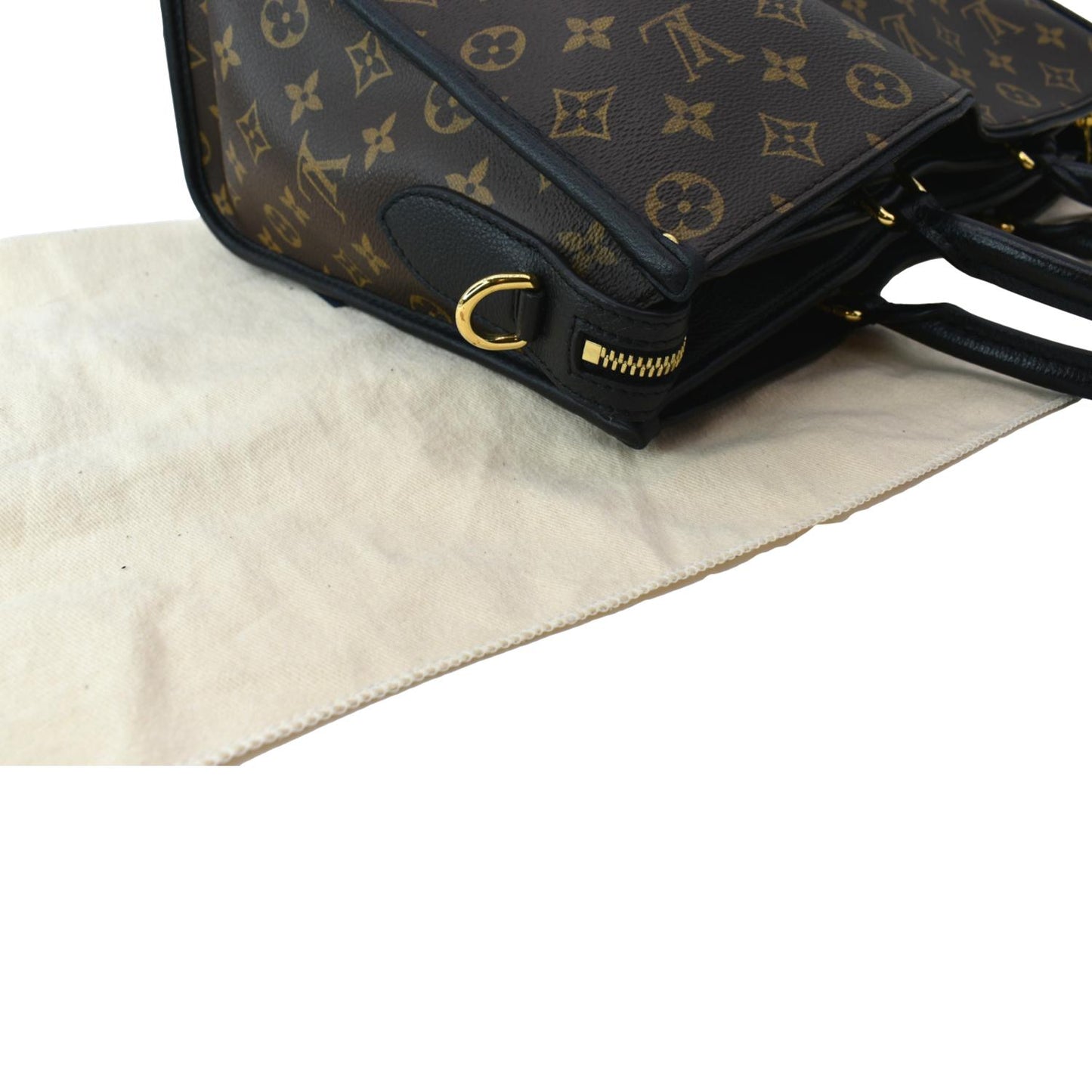 LOUIS VUITTON Popincourt NM Monogram Canvas Tote Bag Brown