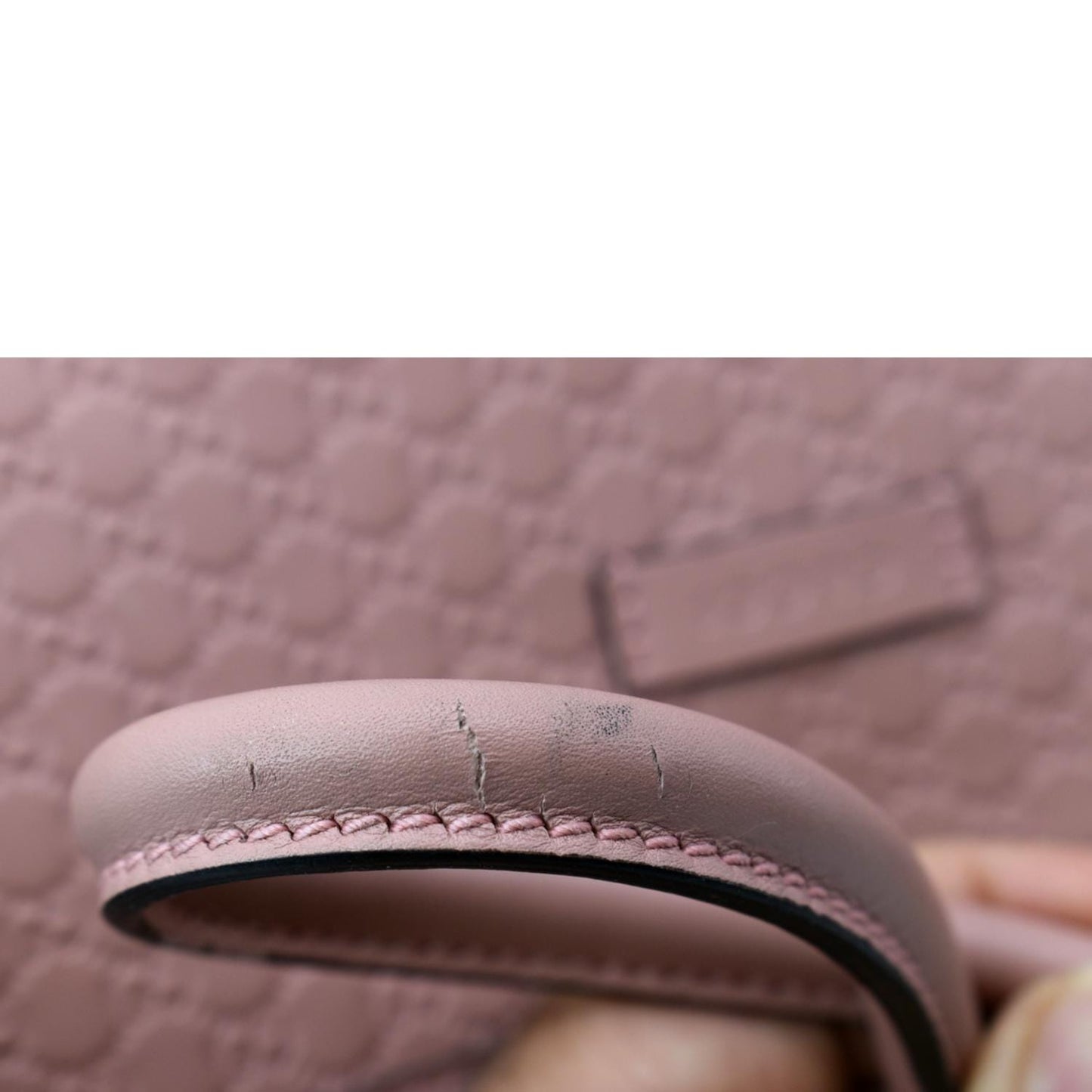 GUCCI Joy Medium Microguccissima Leather Tote Bag Pink 449647