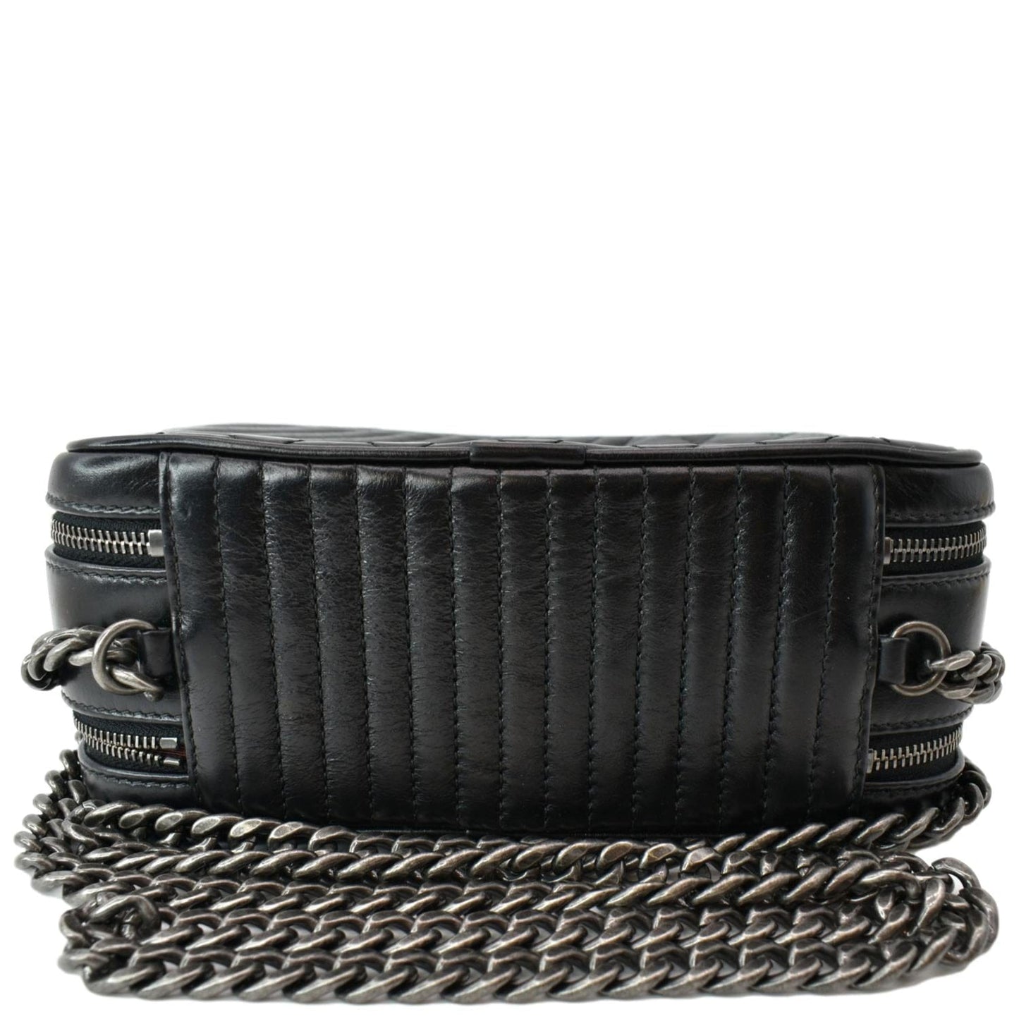 CHANEL Coco Boy Small Quilted Lambskin Camera Case Shoulder Bag Black - Hot Deals