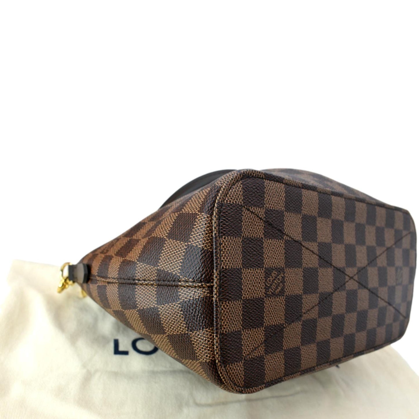 LOUIS VUITTON Siena PM Damier Ebene Shoulder Bag Brown