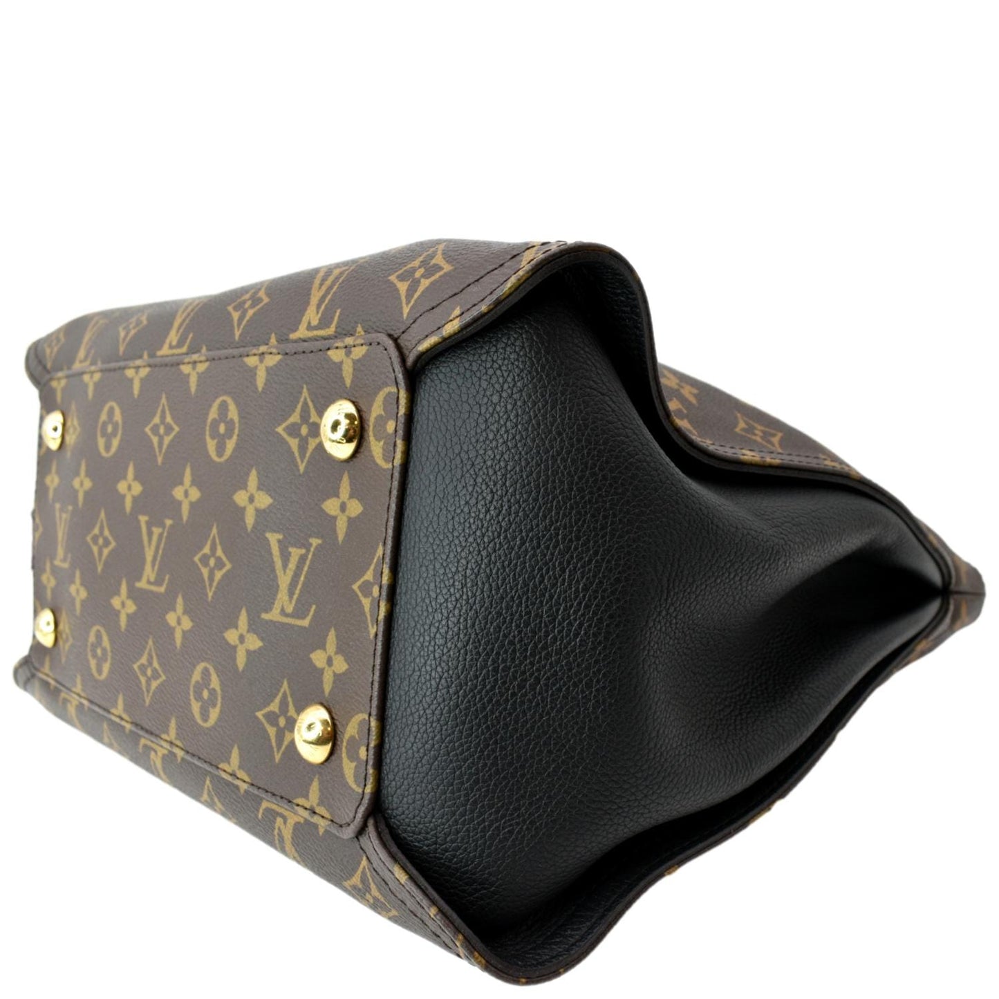LOUIS VUITTON Gaia Monogram Canvas Shoulder Bag Brown