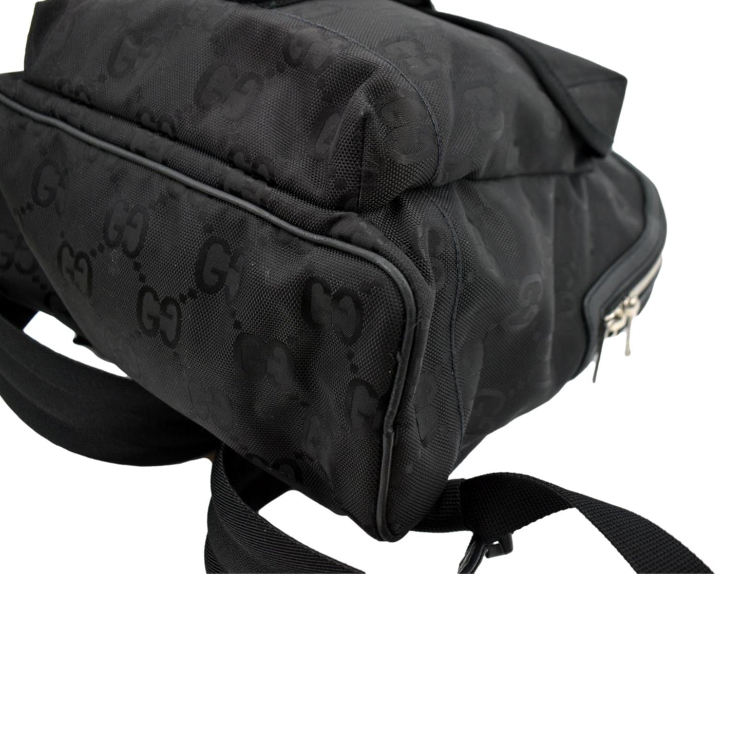 GUCCI Off The Grid GG Nylon Backpack Bag Black 644992