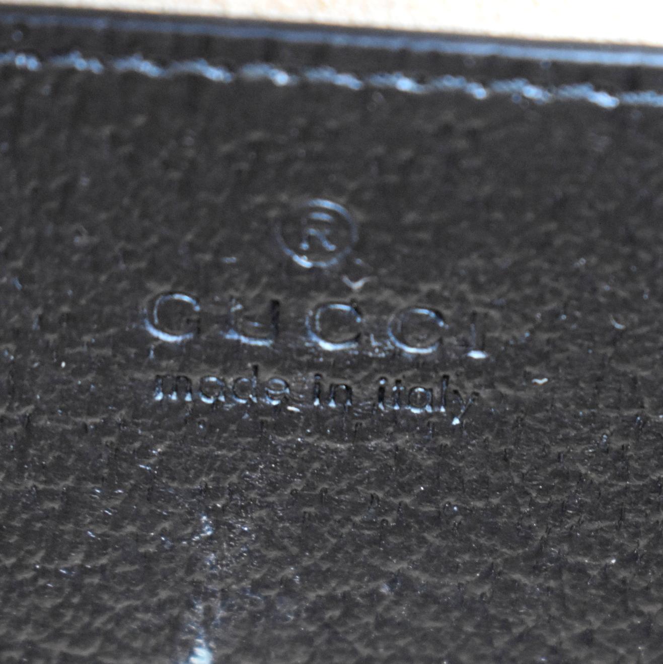 GUCCI Diana Bamboo Mini Leather Tote Bag Black 702732