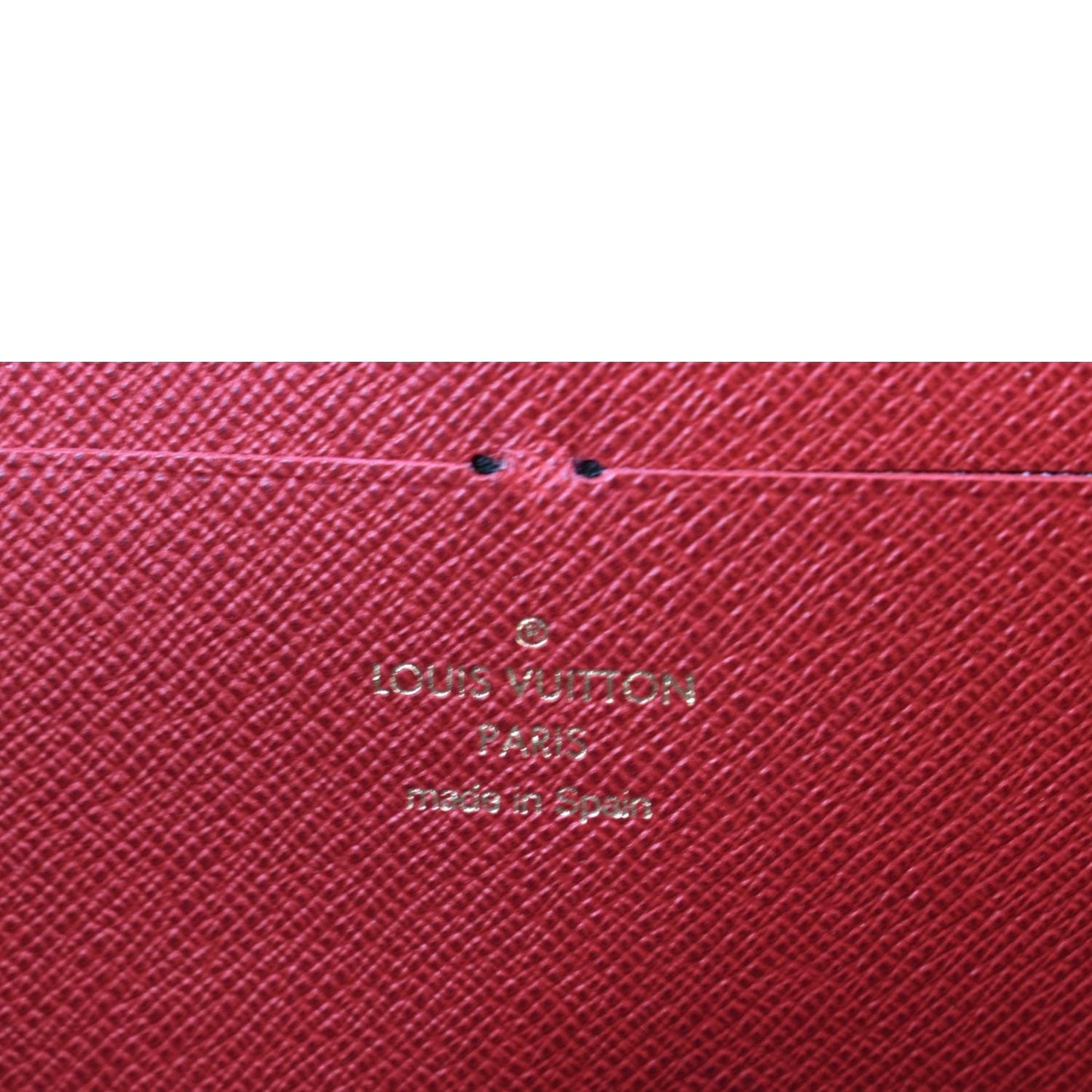 LOUIS VUITTON Clemence Damier Ebene  Zippy Wallet Brown