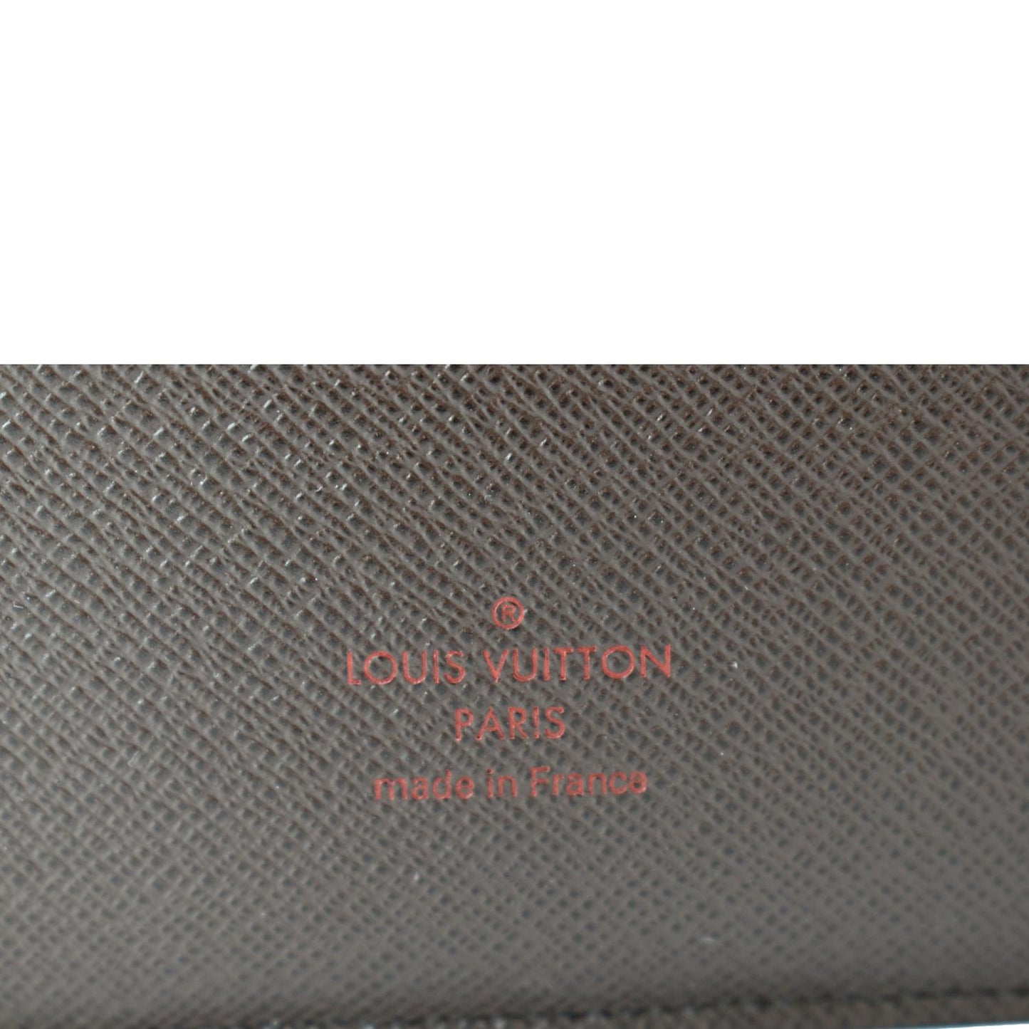 LOUIS VUITTON Agenda GM Damier Ebene Day Planner Cover Brown