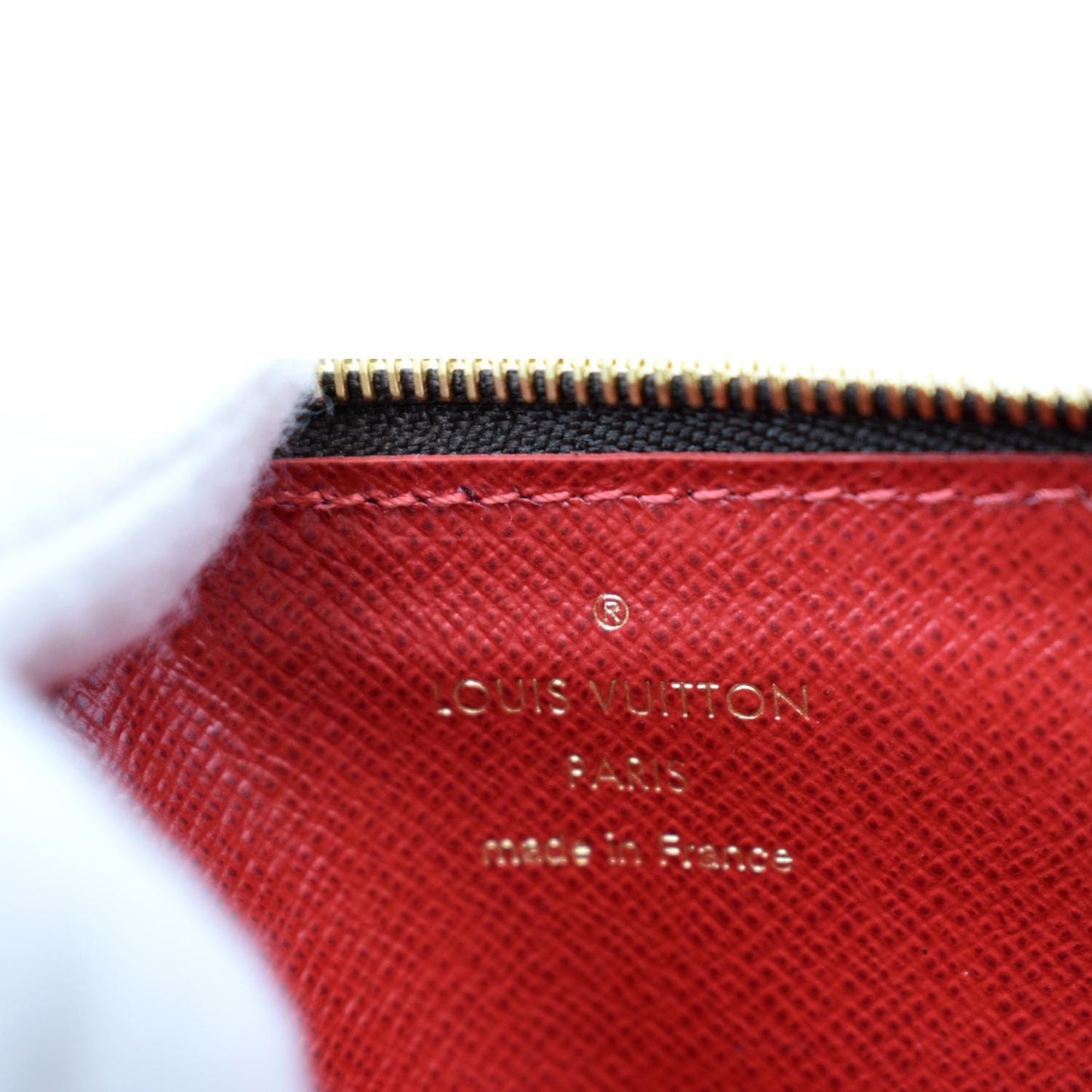 LOUIS VUITTON Recto Verso Damier Ebene Card Holder Brown