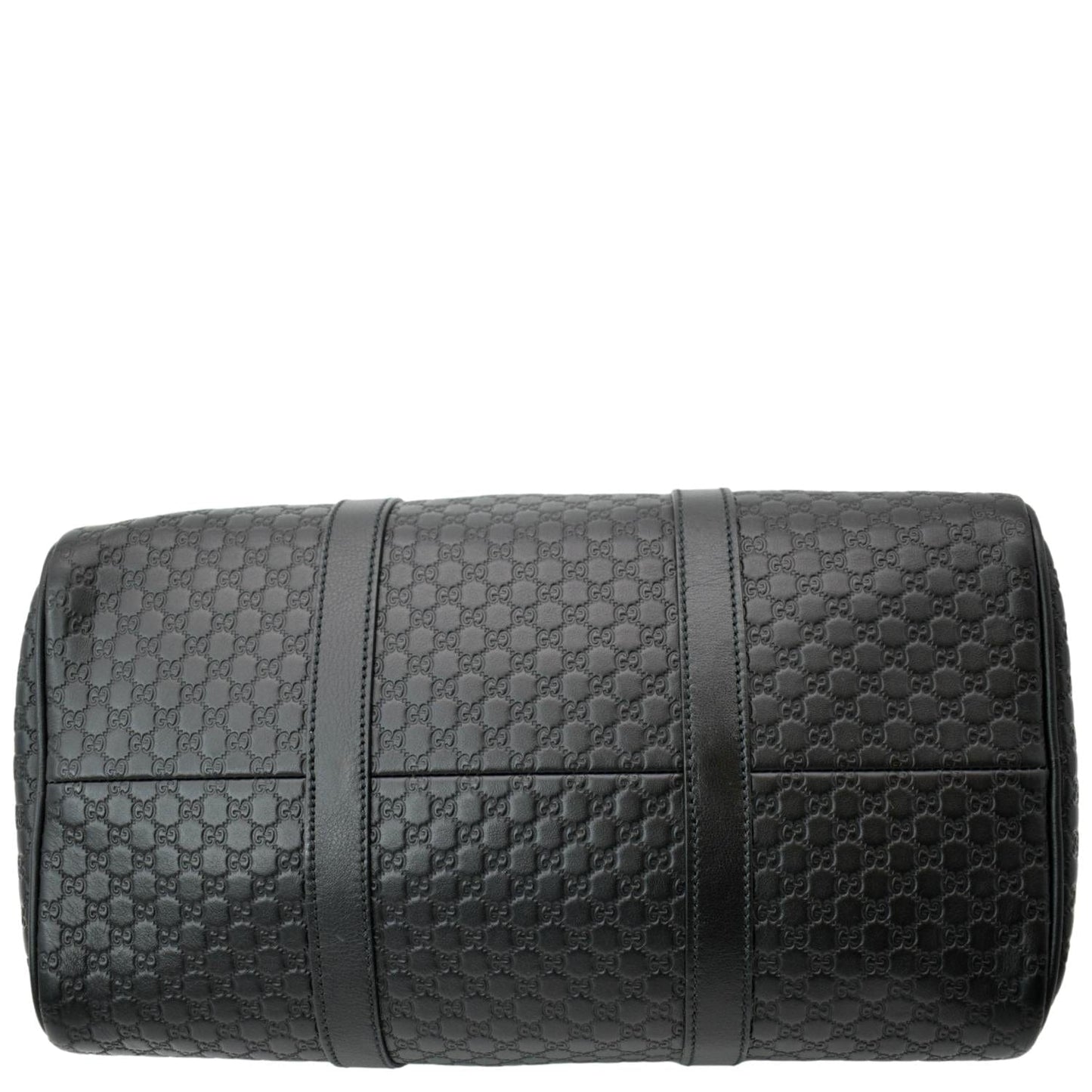 GUCCI Microguccissima Leather Boston Bag Black 449646