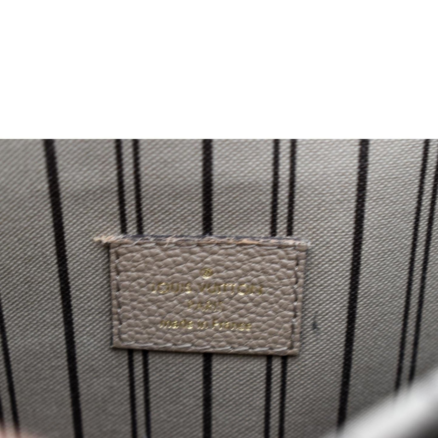 LOUIS VUITTON Metis Pochette Empreinte Leather Crossbody Bag Turtledove