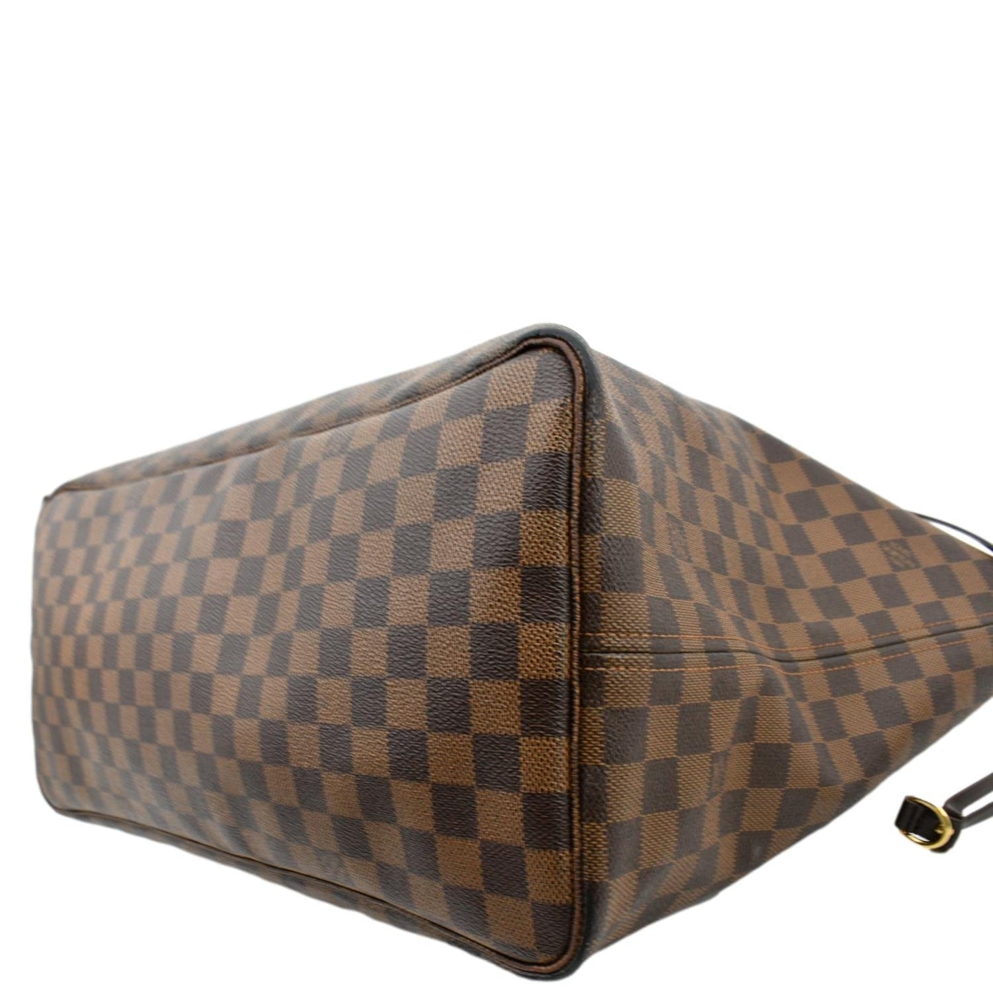 LOUIS VUITTON Neverfull GM Damier Ebene Tote Shoulder Bag Brown