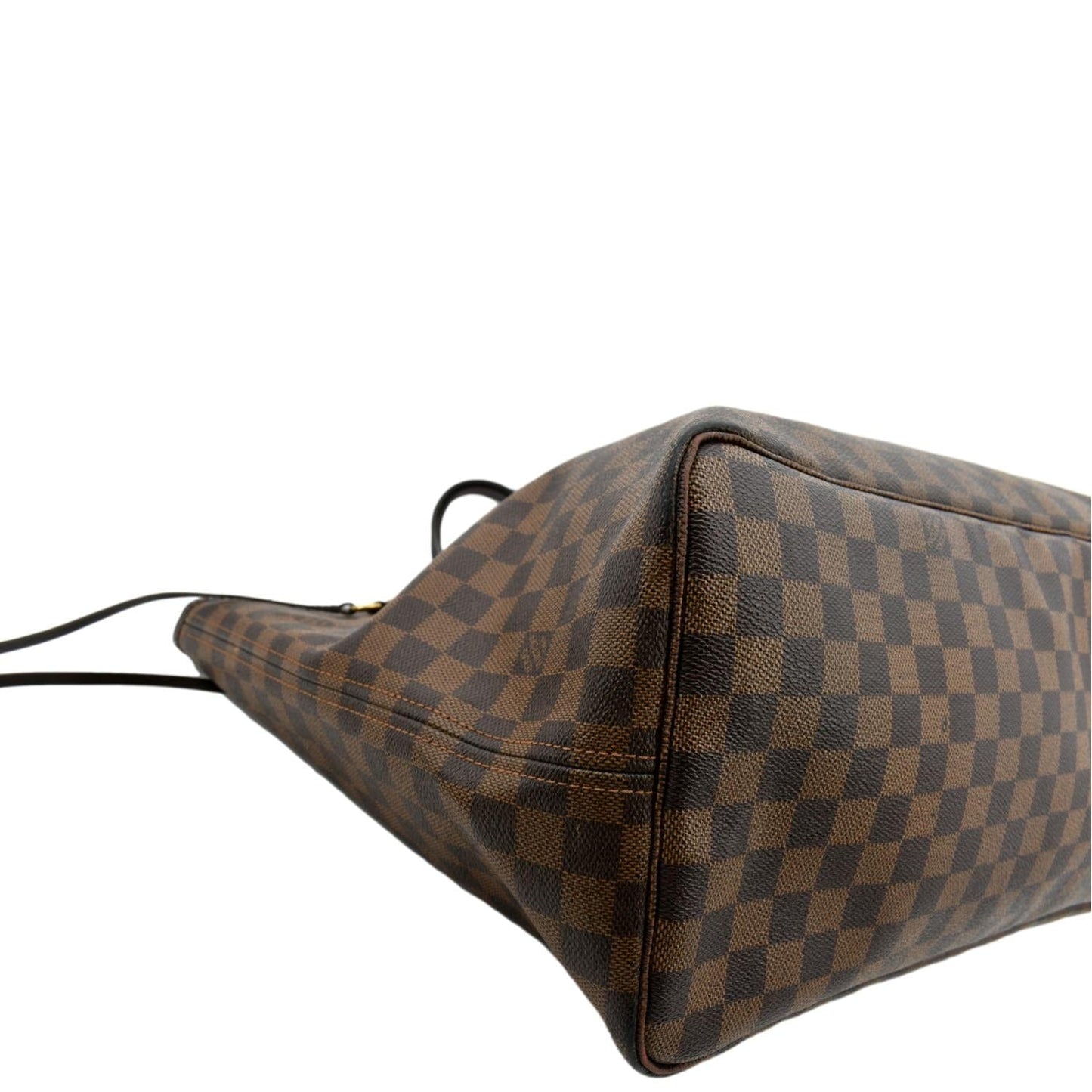 LOUIS VUITTON Neverfull GM Damier Ebene Tote Shoulder Bag Brown