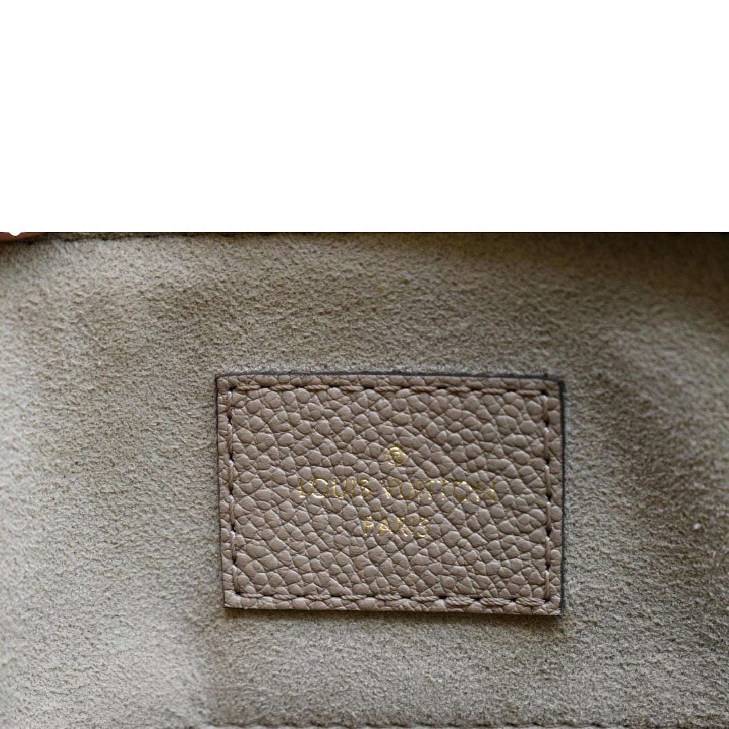LOUIS VUITTON Speedy 25 Bandouliere Monogram Empreinte Shoulder Bag Tourterelle