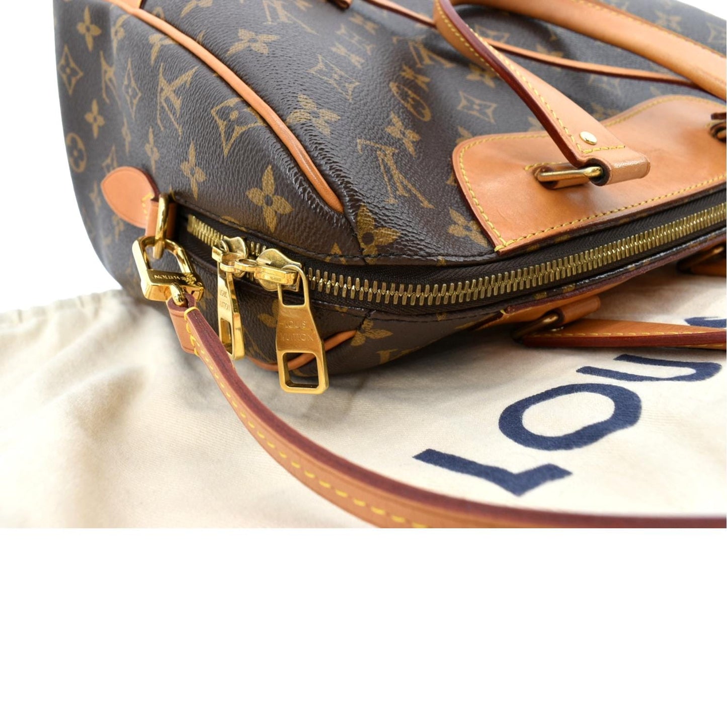 LOUIS VUITTON Retiro NM Monogram Canvas 2Way Shoulder Bag Brown