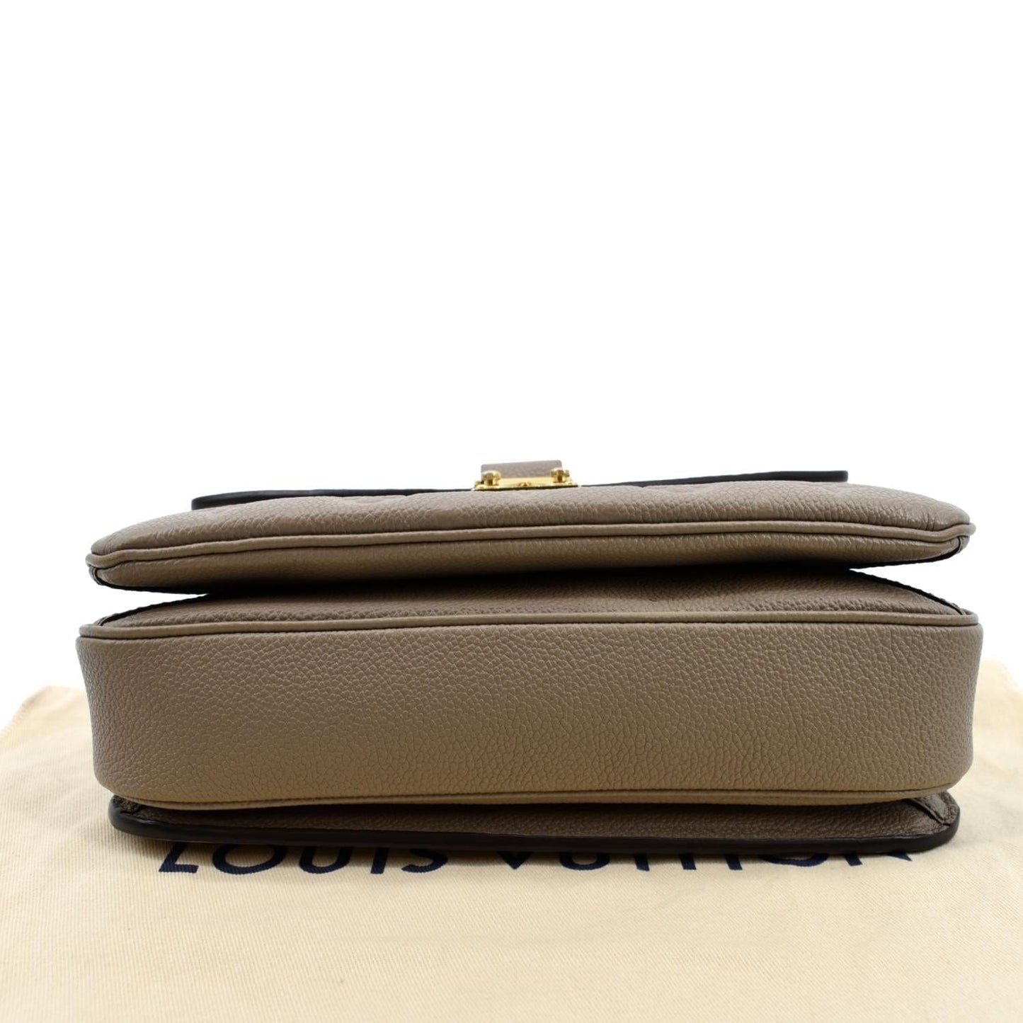 LOUIS VUITTON Metis Pochette Empreinte Leather Crossbody Bag Turtledove