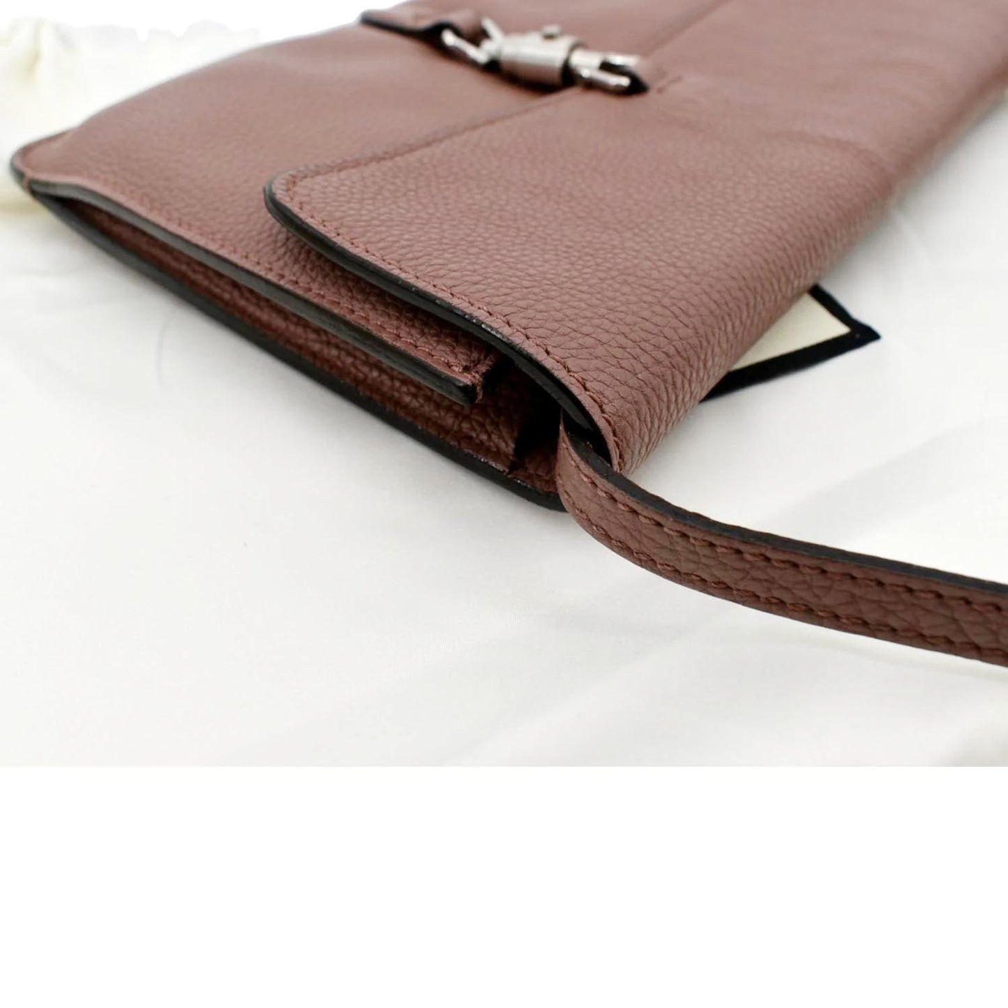 GUCCI Jackie Soft Convertible Mini Calfskin Crossbody Bag Light Pink